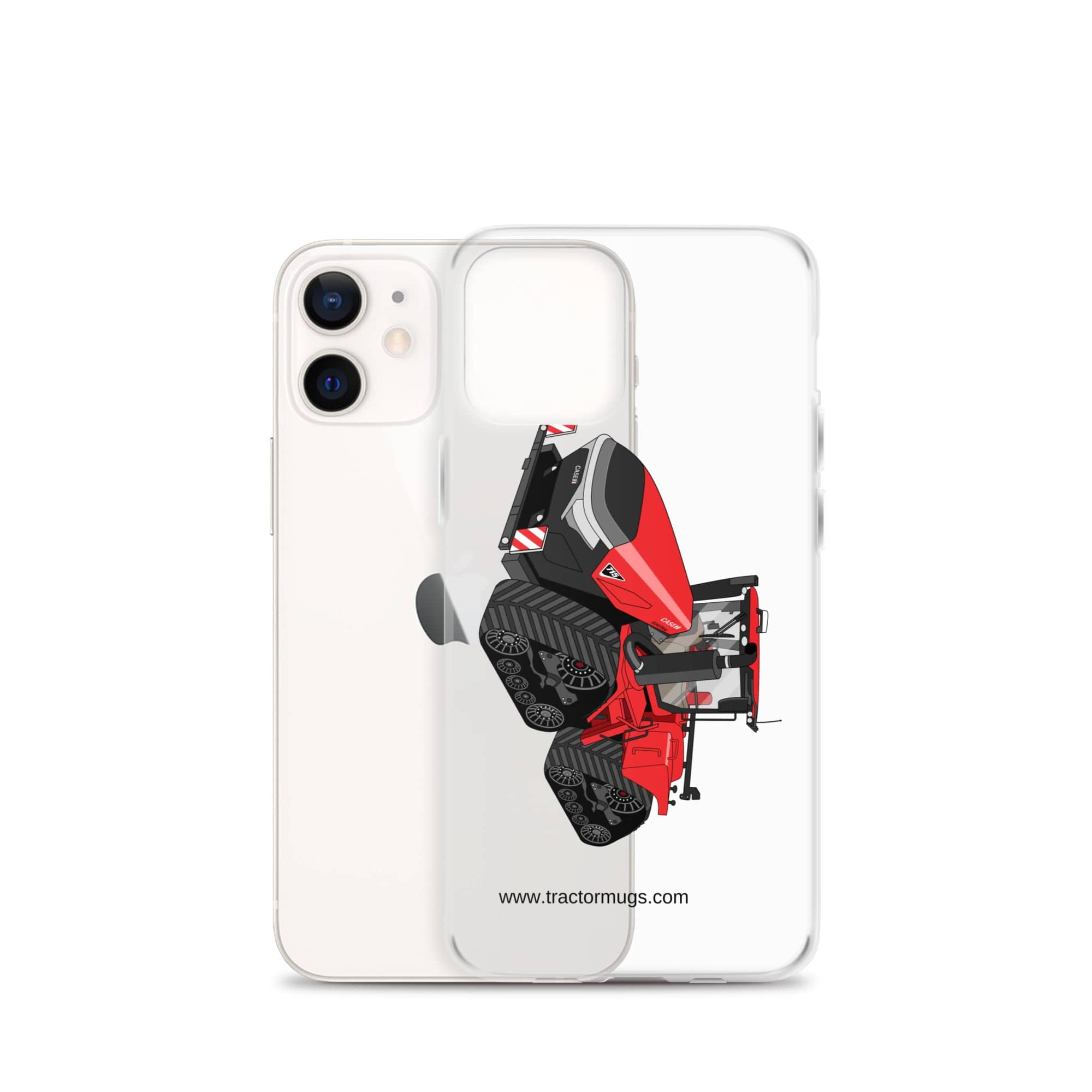 The Tractor Mugs Store Case IH Quadtrac 715 | Clear Case for iPhone® Quality Farmers Merch