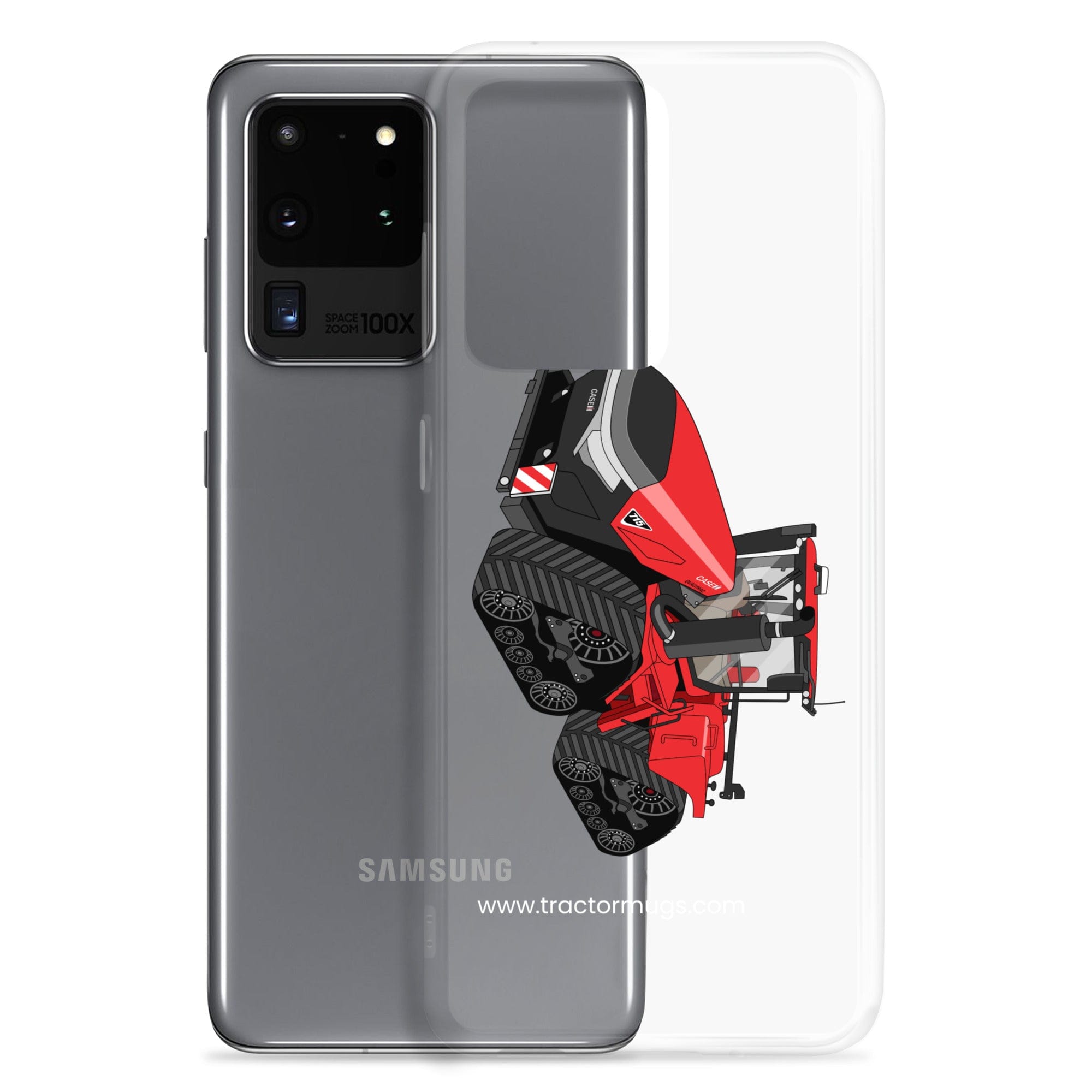 The Tractor Mugs Store Case IH Quadtrac 715 | Clear Case for Samsung® Quality Farmers Merch