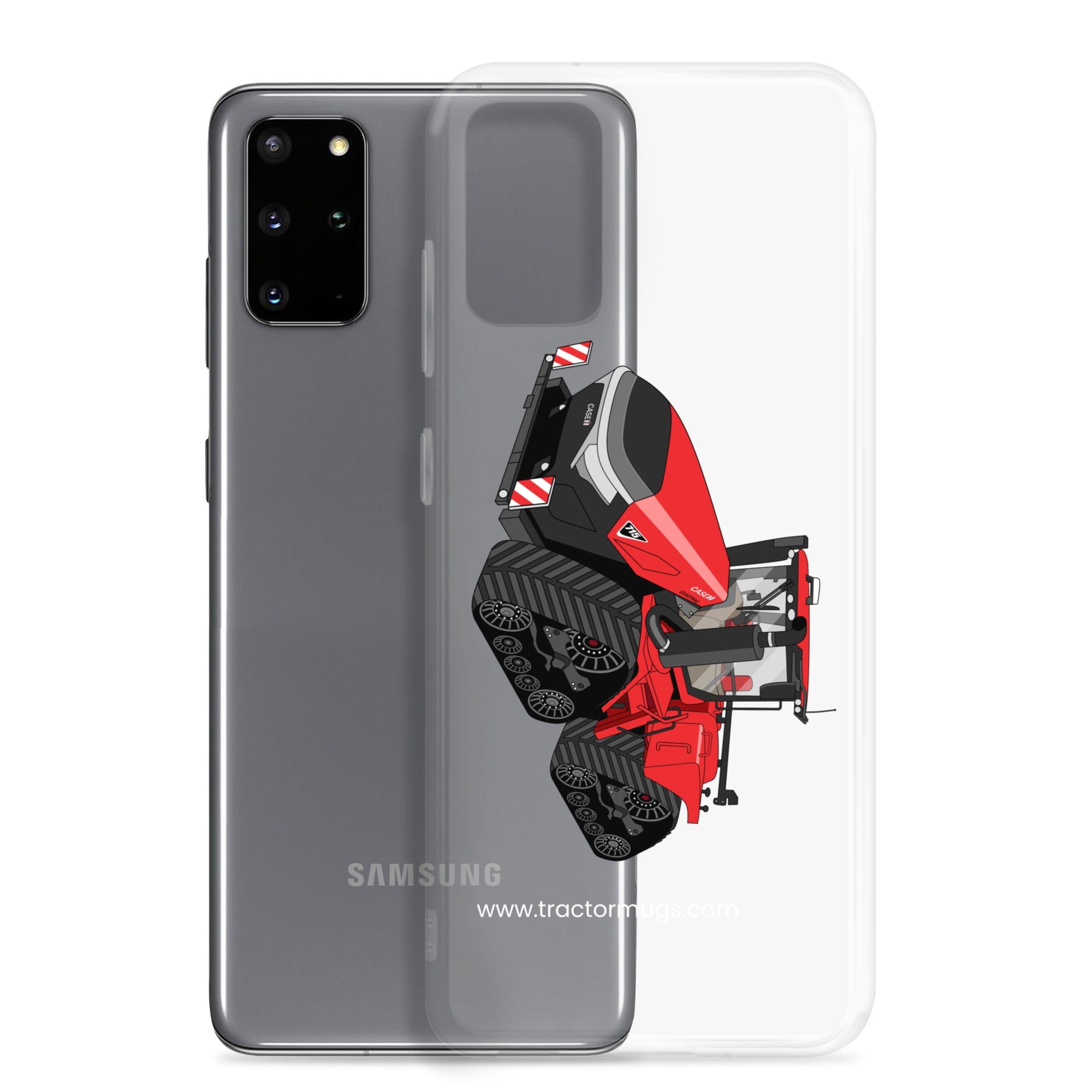 The Tractor Mugs Store Case IH Quadtrac 715 | Clear Case for Samsung® Quality Farmers Merch