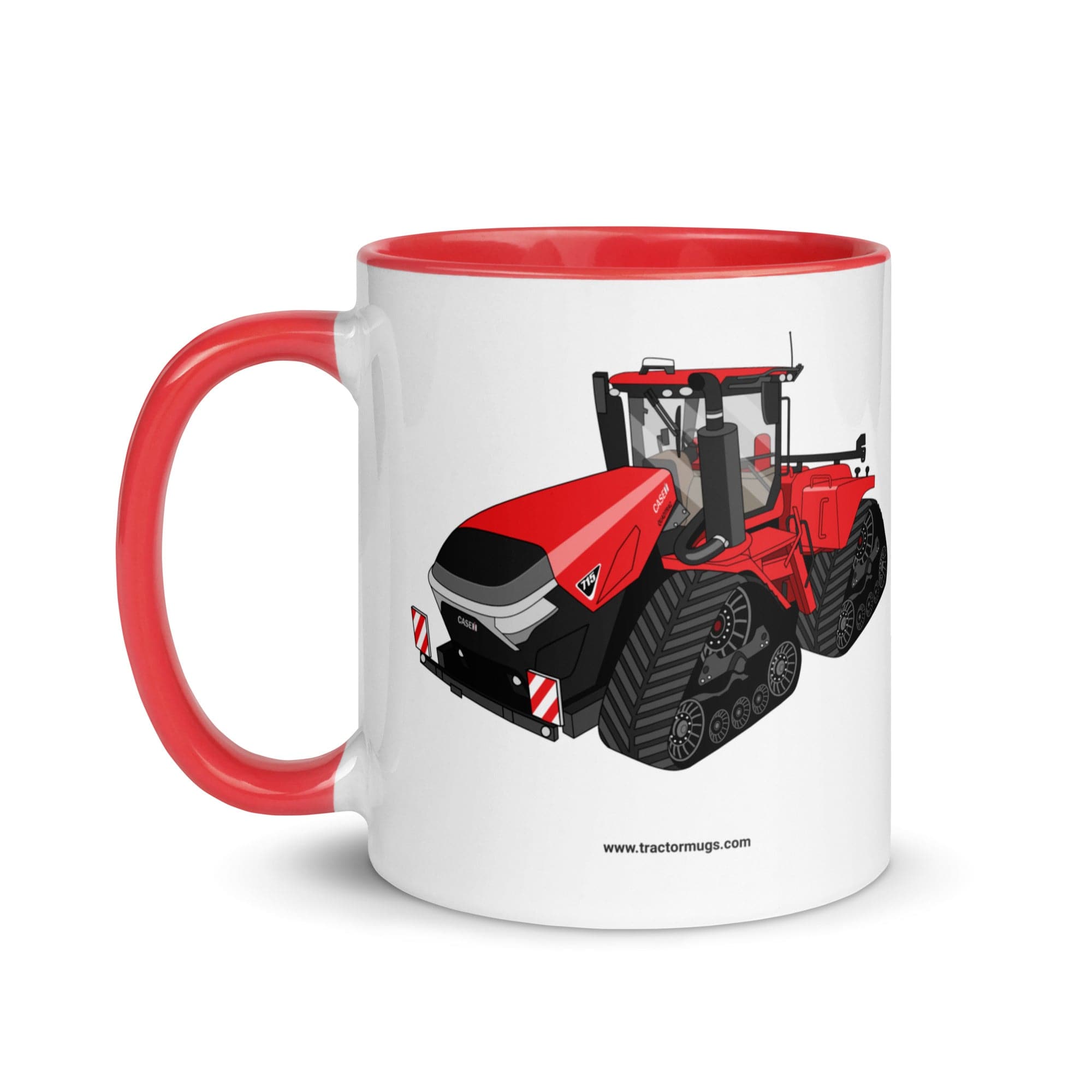 The Tractor Mugs Store Case IH Quadtrac 715 | Mug with Color Inside Quality Farmers Merch