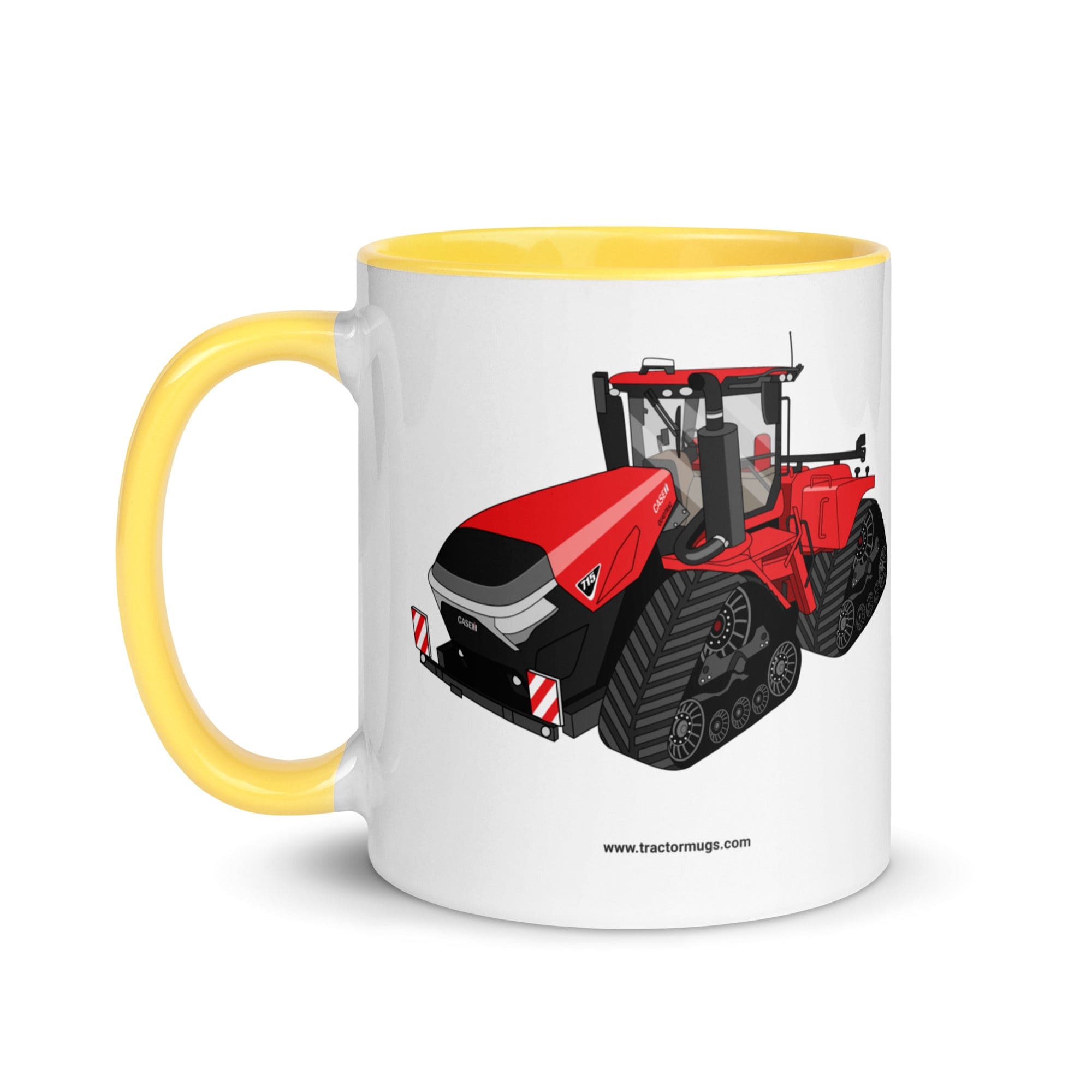 The Tractor Mugs Store Case IH Quadtrac 715 | Mug with Color Inside Quality Farmers Merch