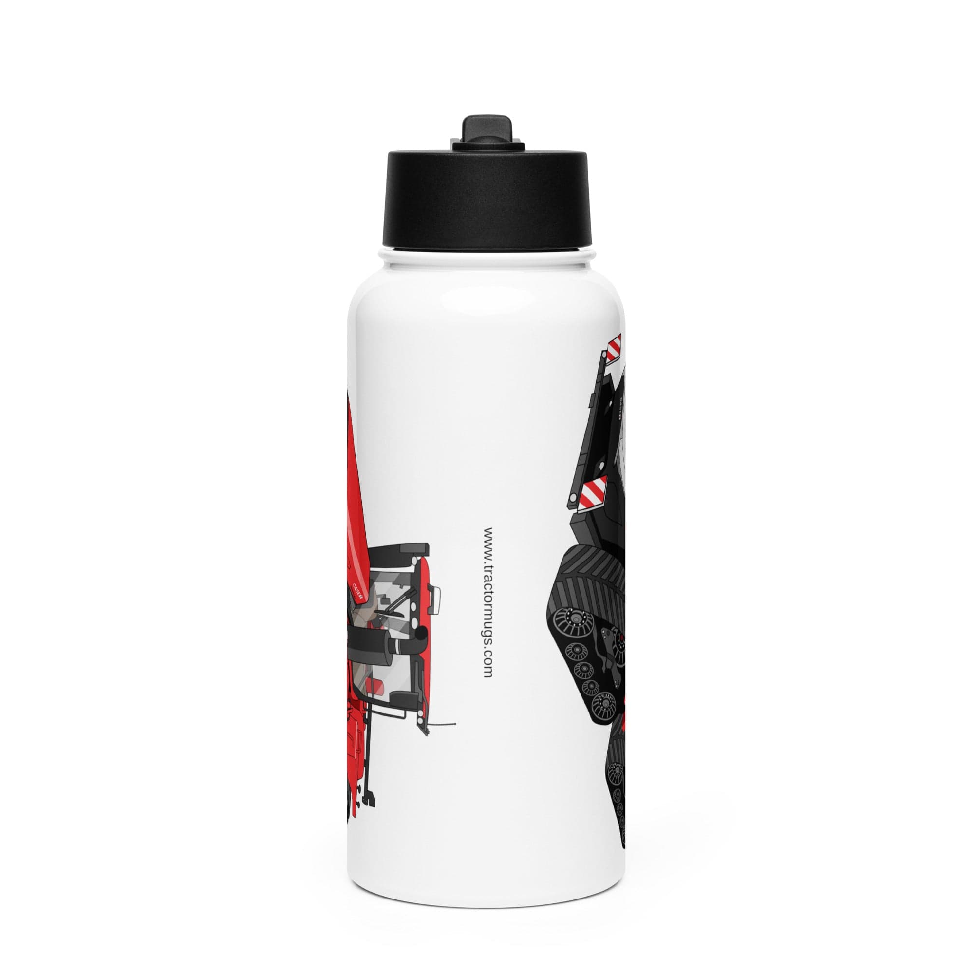 The Tractor Mugs Store Case IH Quadtrac 715 | Stainless Steel Water Bottle Quality Farmers Merch