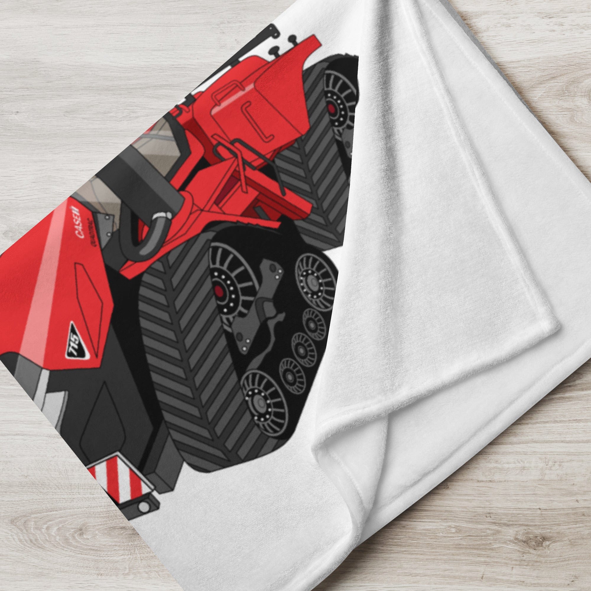 The Tractor Mugs Store Case IH Quadtrac 715 | Throw Blanket Quality Farmers Merch