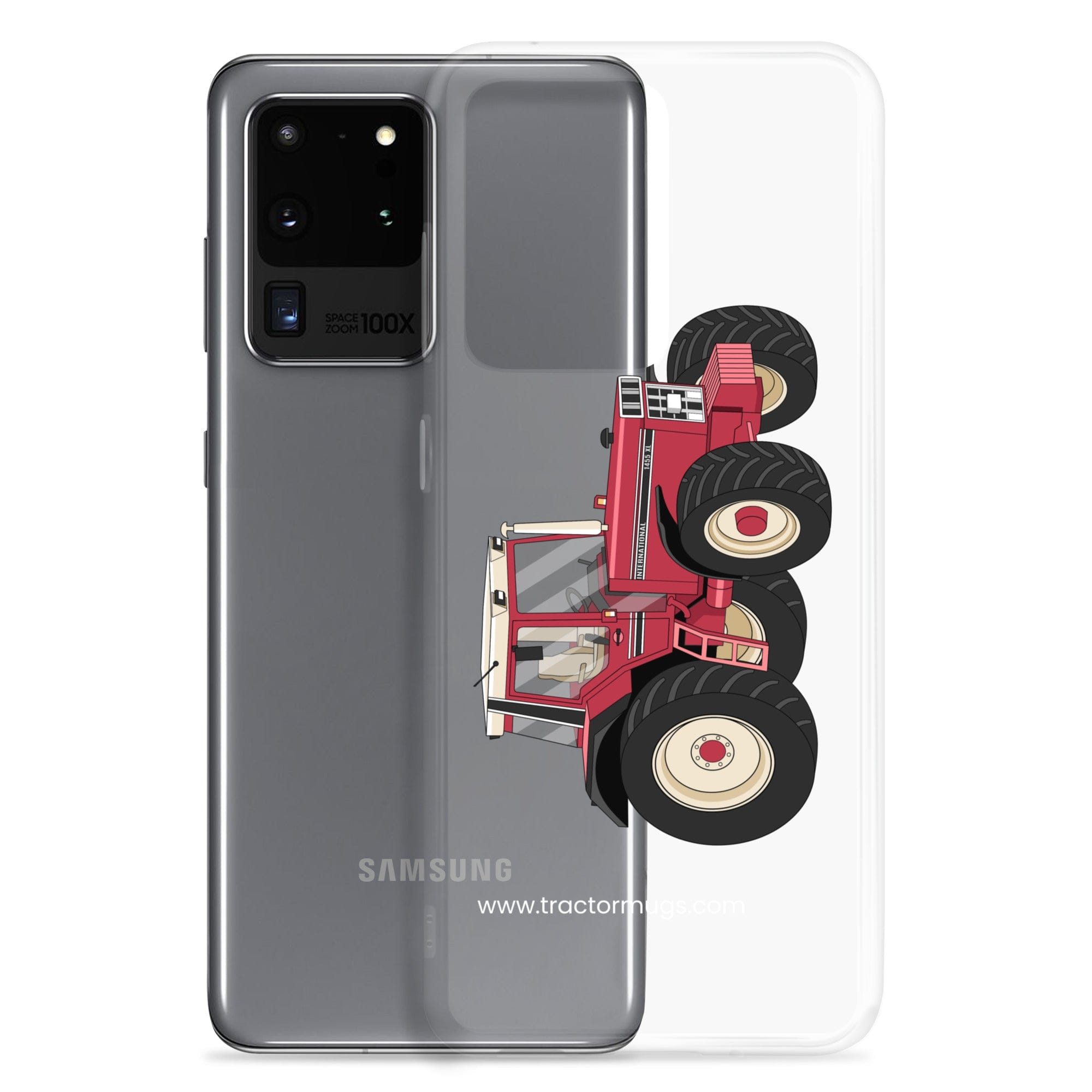 The Tractor Mugs Store Case International 1455 XL | Clear Case for Samsung® Quality Farmers Merch