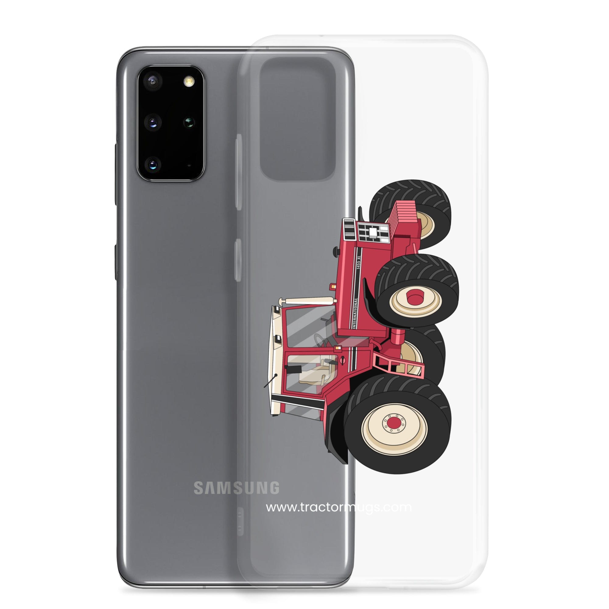 The Tractor Mugs Store Case International 1455 XL | Clear Case for Samsung® Quality Farmers Merch