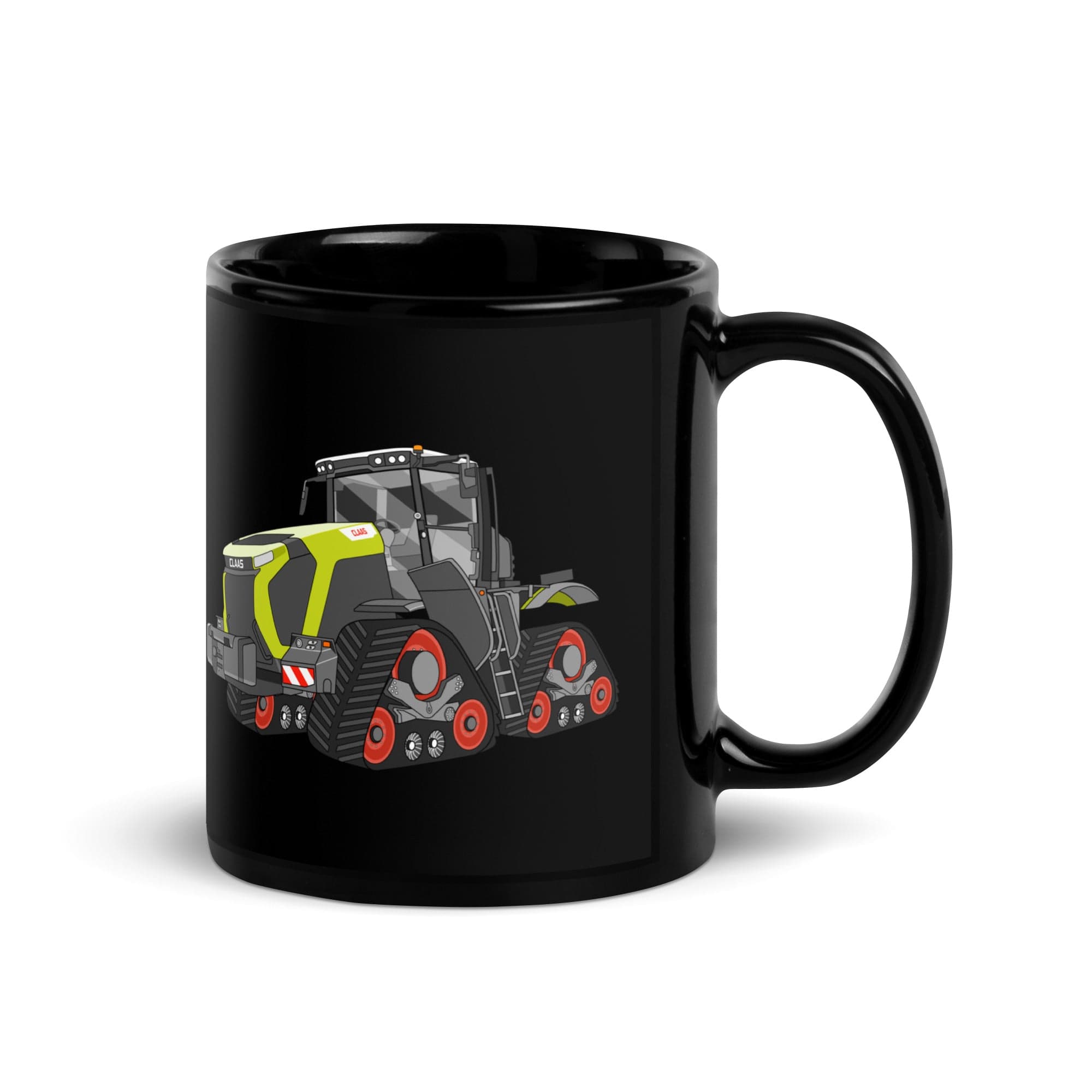 The Tractor Mugs Store Class Terion 12.650 Terra Trac | Black Glossy Mug Quality Farmers Merch