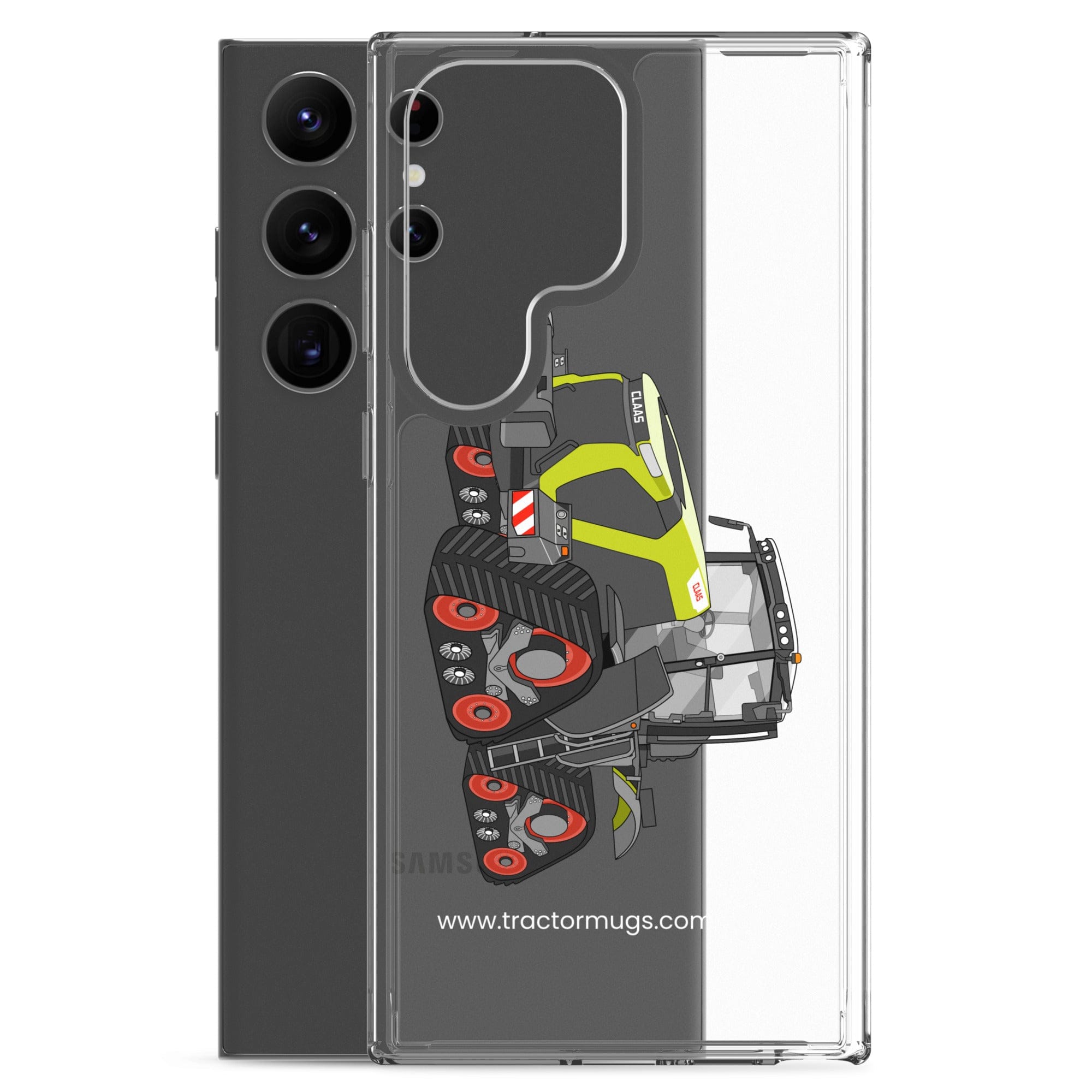 The Tractor Mugs Store Class Terion 12.650 Terra Trac | Clear Case for Samsung® Quality Farmers Merch