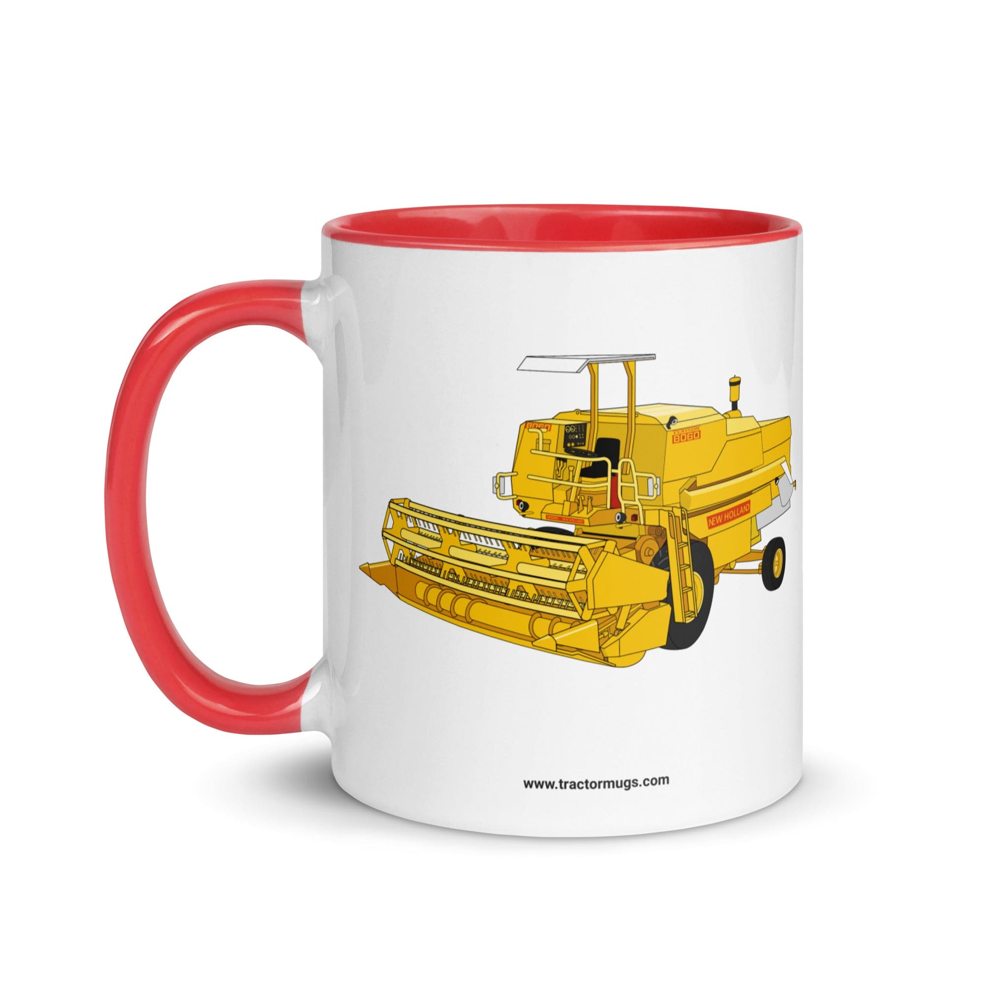 The Tractor Mugs Store Clayson 8060 Combine Harvester | Mug with Color Inside Quality Farmers Merch
