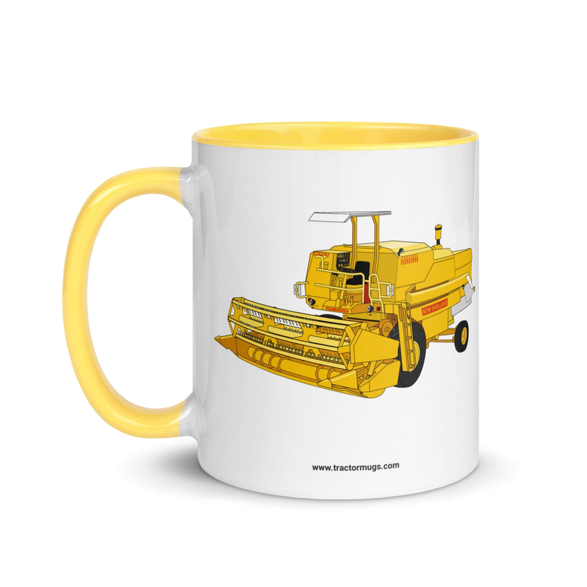 The Tractor Mugs Store Clayson 8060 Combine Harvester | Mug with Color Inside Quality Farmers Merch
