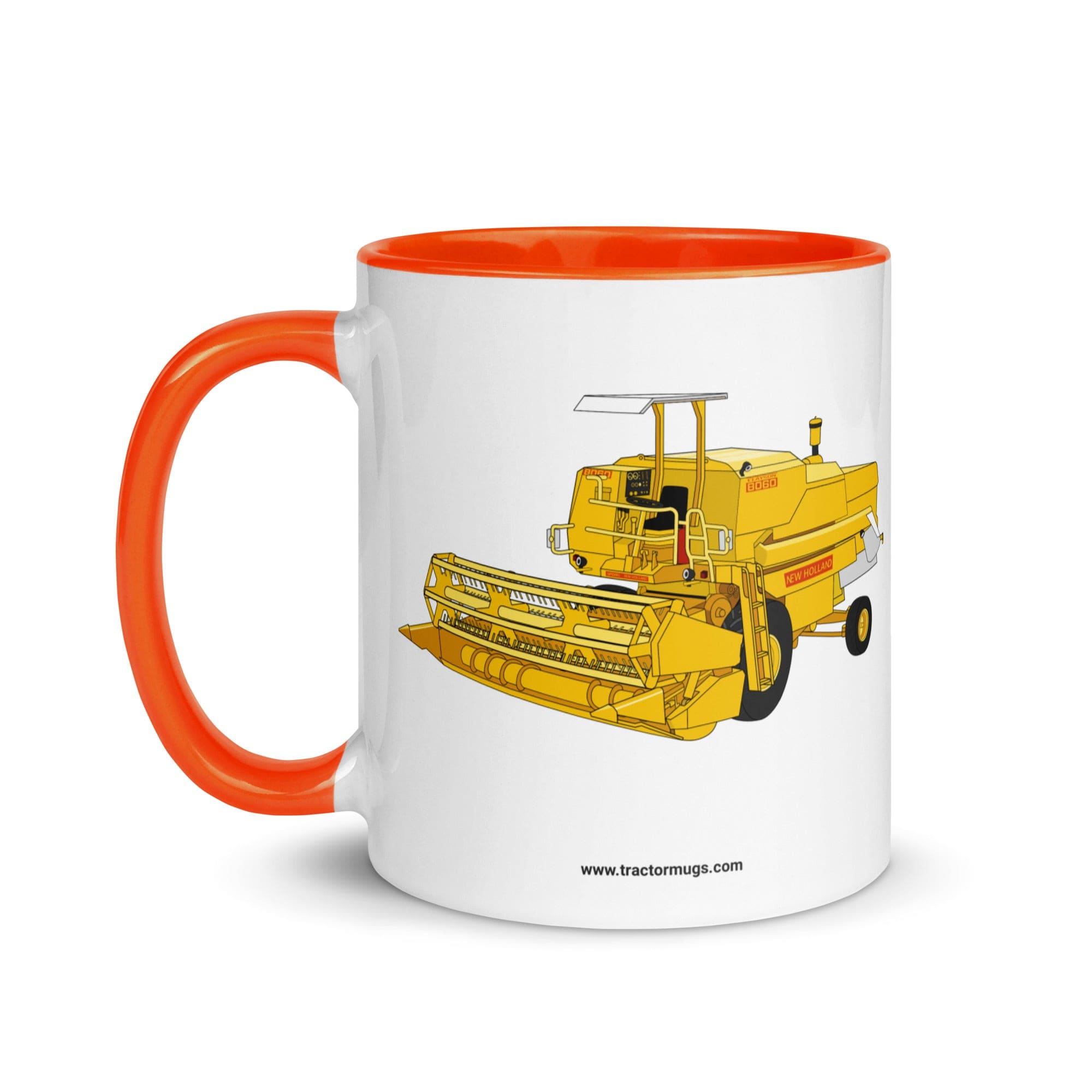 The Tractor Mugs Store Clayson 8060 Combine Harvester | Mug with Color Inside Quality Farmers Merch