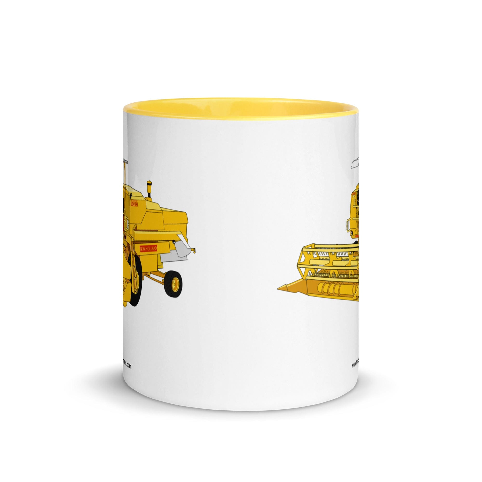 The Tractor Mugs Store Clayson 8060 Combine Harvester | Mug with Color Inside Quality Farmers Merch
