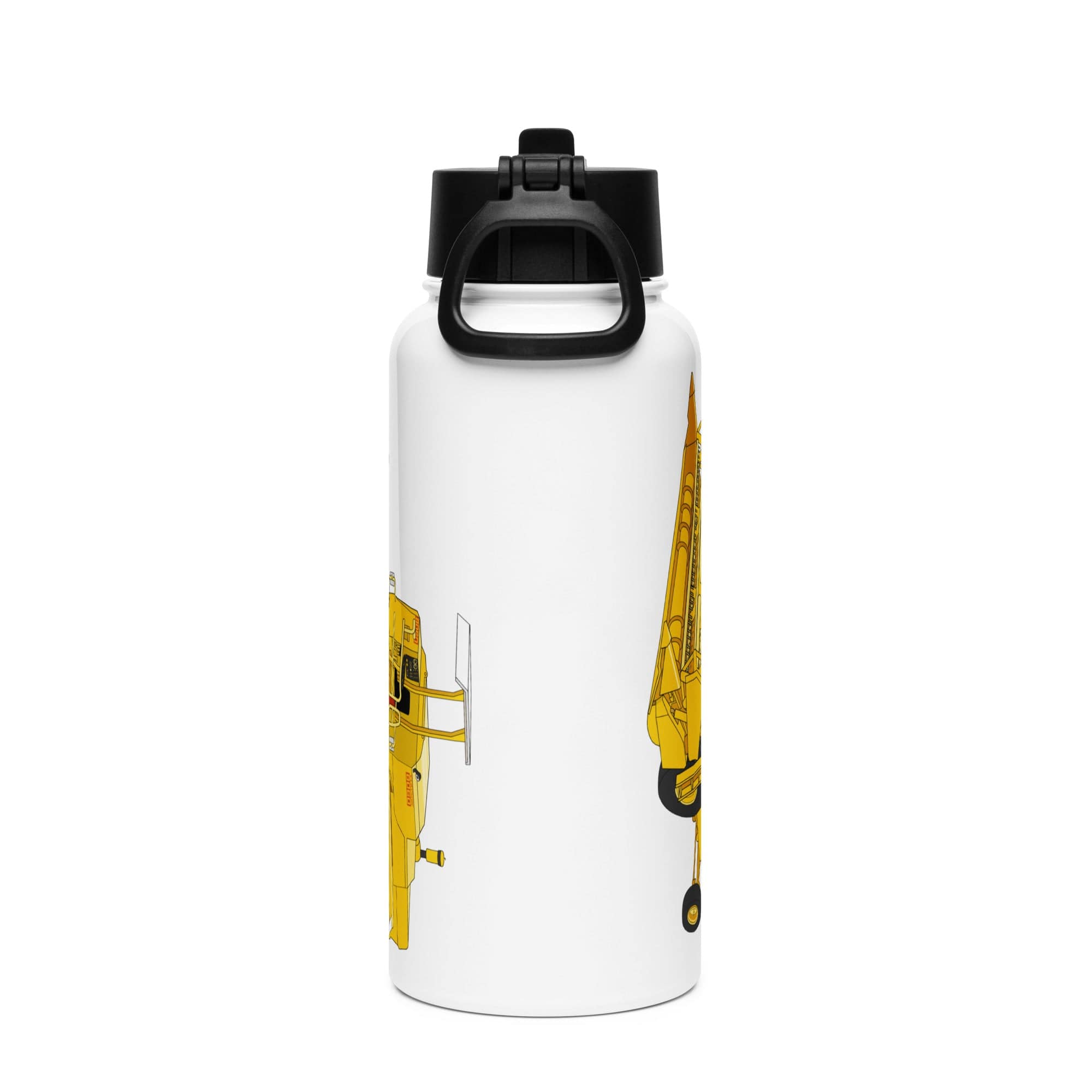 The Tractor Mugs Store Clayson 8060 Combine Harvester | Stainless Steel Water Bottle Quality Farmers Merch