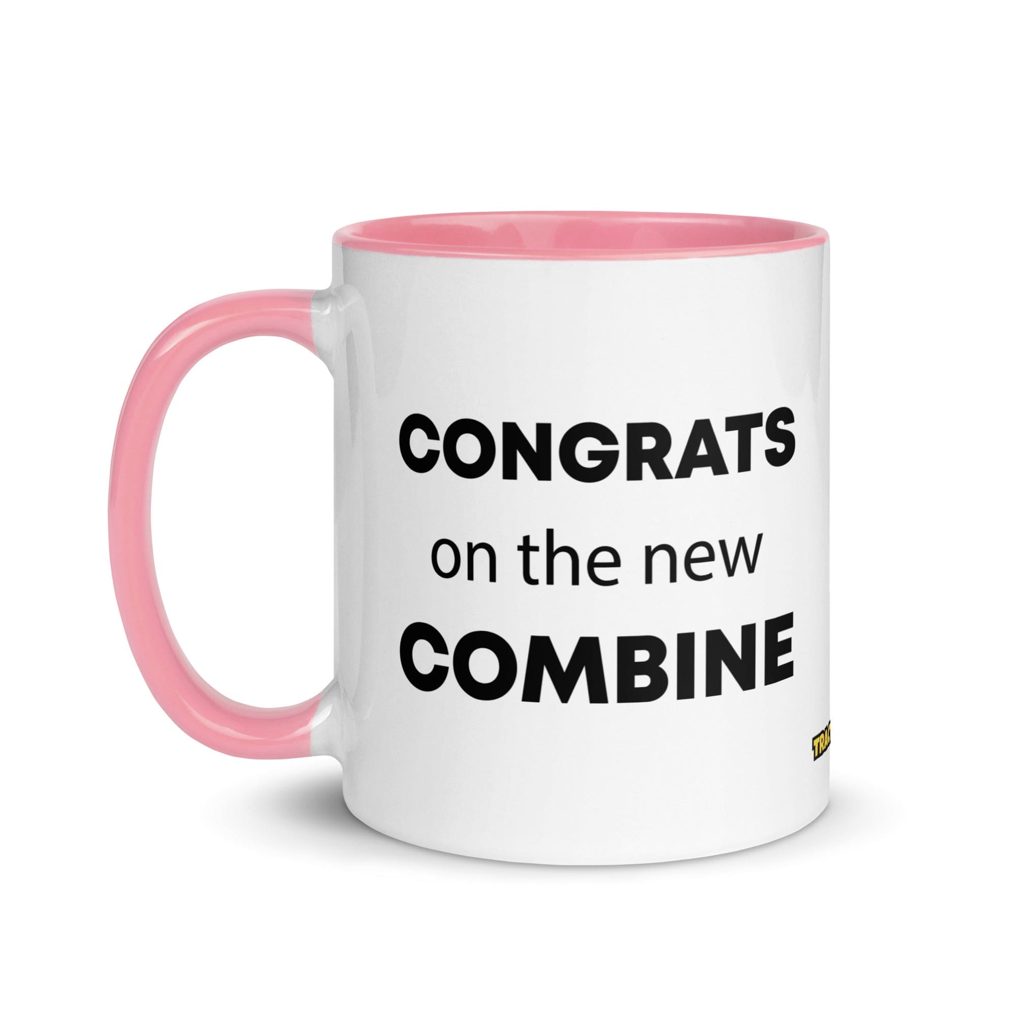 The Tractor Mugs Store Congrats On The New Combine | Mug with Color Inside Quality Farmers Merch