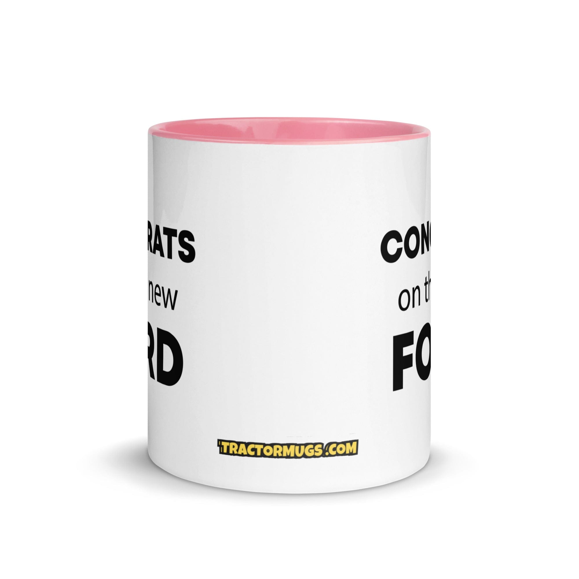 The Tractor Mugs Store Congrats On The New Ford | Mug with Color Inside Quality Farmers Merch