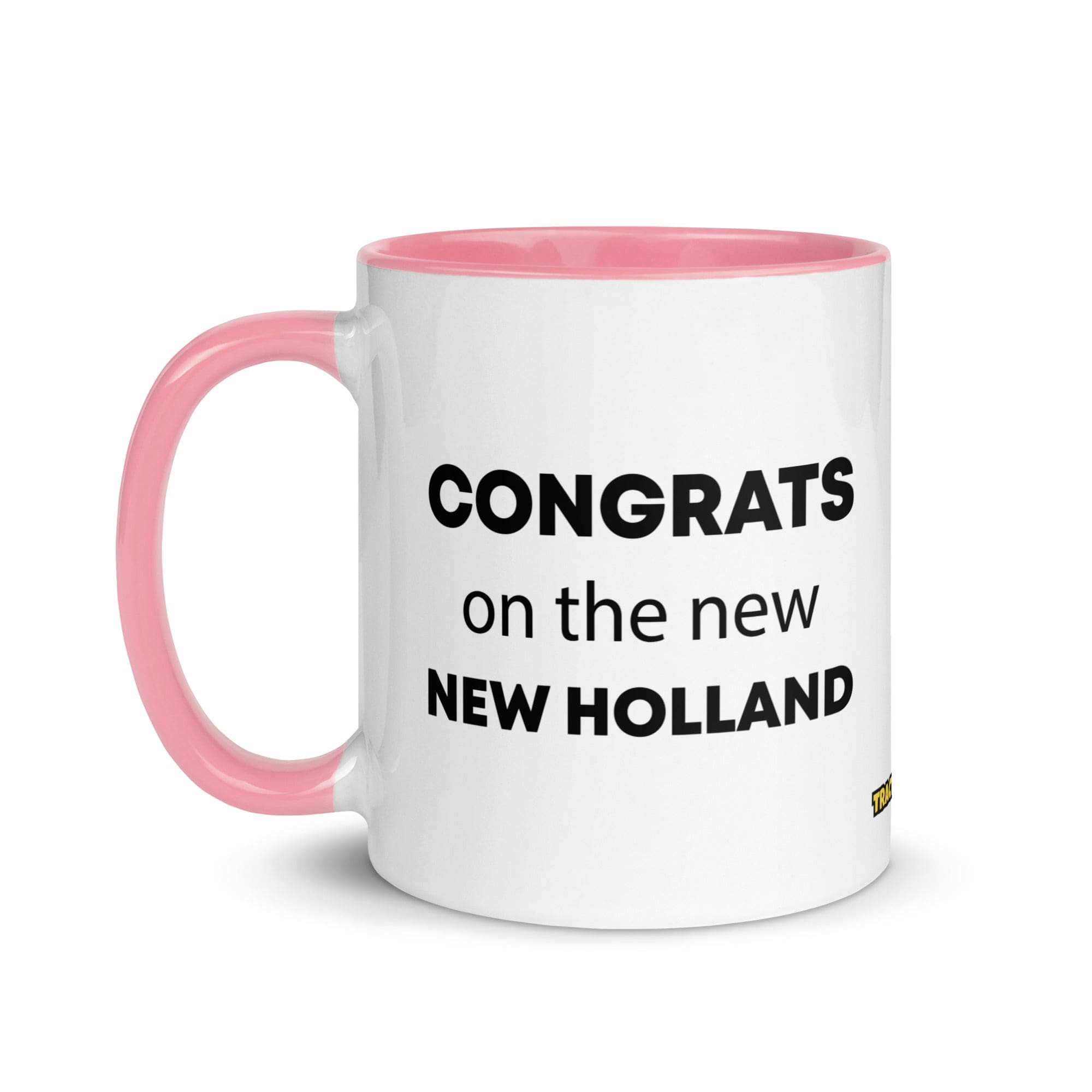 The Tractor Mugs Store Congrats On The New New Holland | Mug with Color Inside Quality Farmers Merch