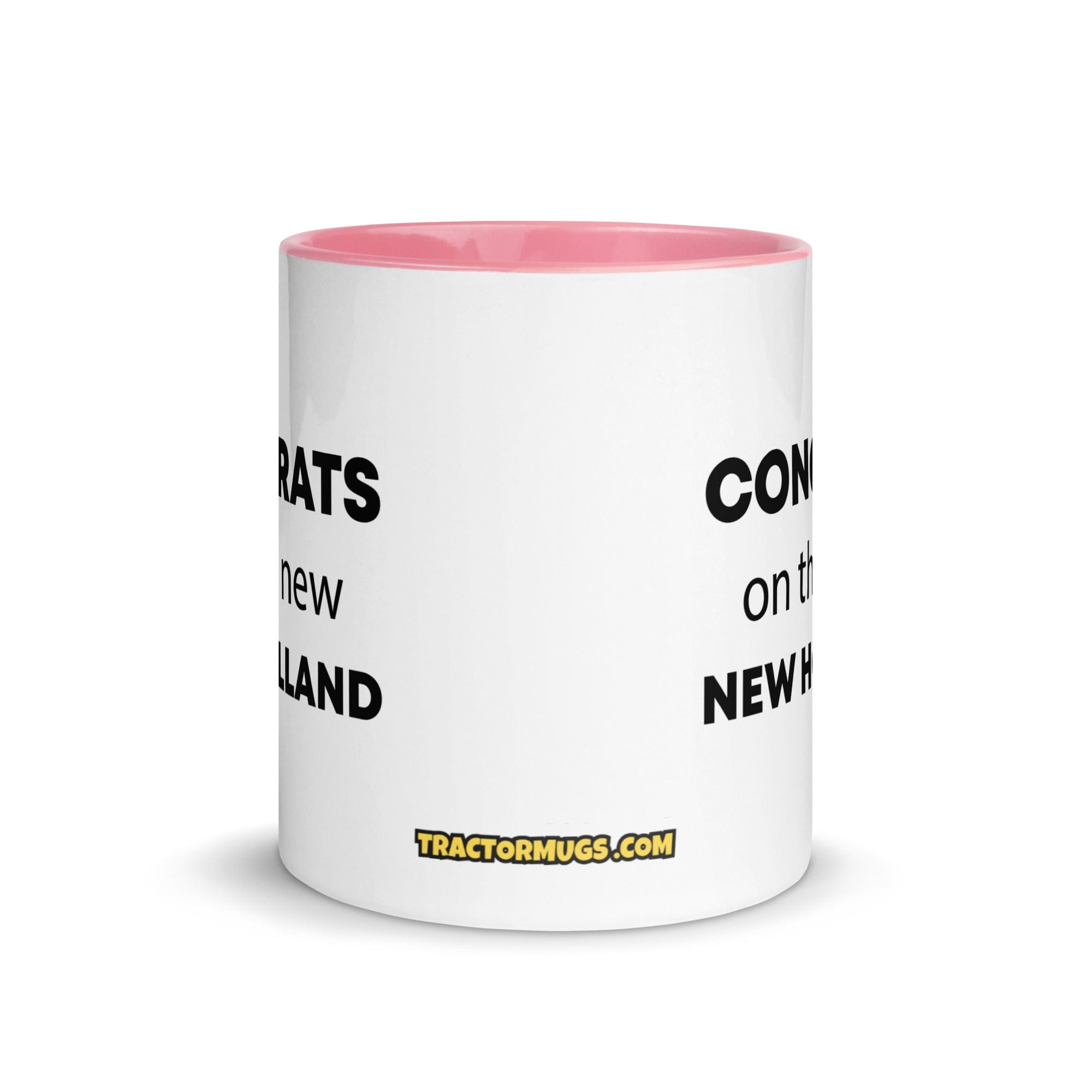 The Tractor Mugs Store Congrats On The New New Holland | Mug with Color Inside Quality Farmers Merch