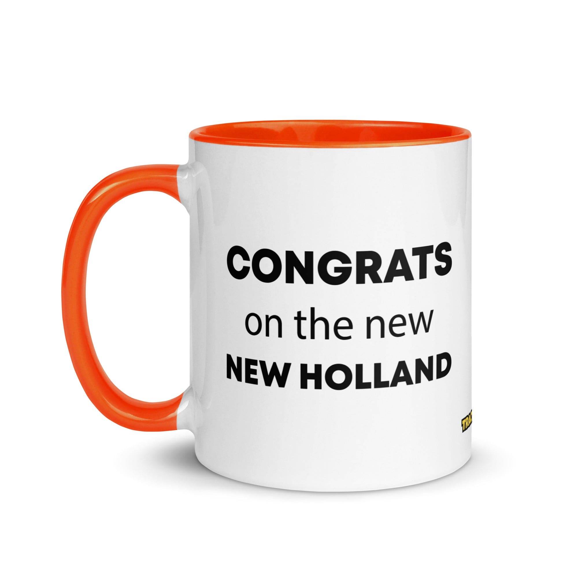 The Tractor Mugs Store Congrats On The New New Holland | Mug with Color Inside Quality Farmers Merch