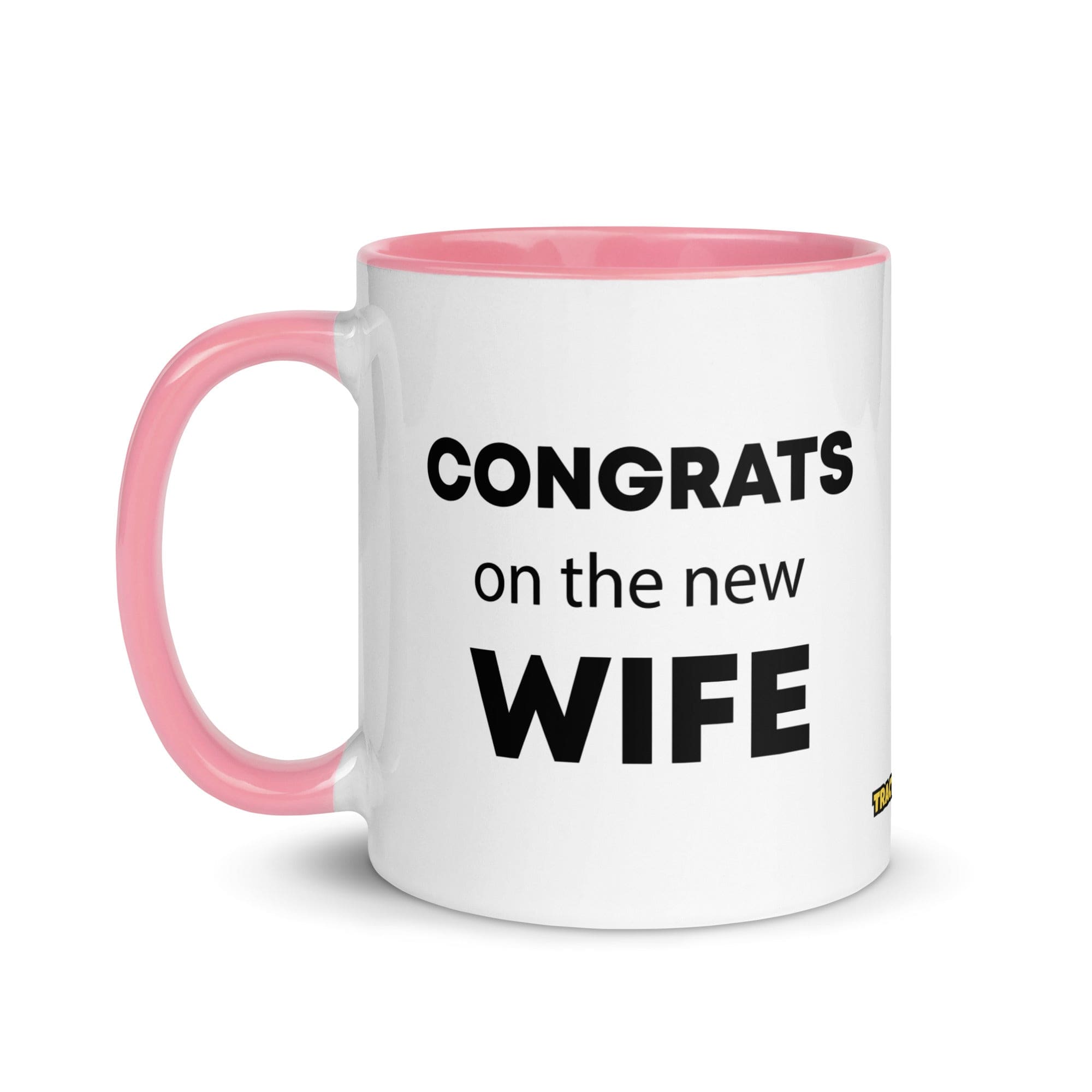 The Tractor Mugs Store Congrats On the New Wife | Mug with Color Inside Quality Farmers Merch