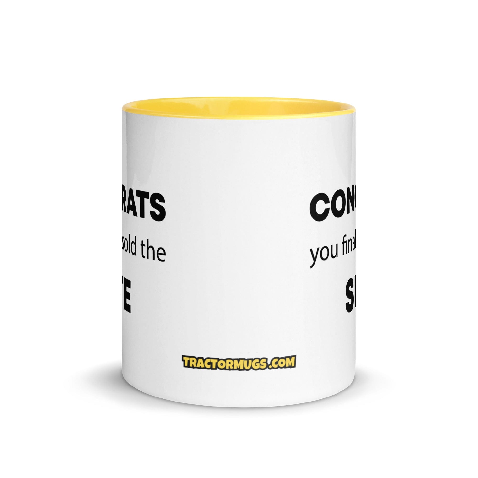 The Tractor Mugs Store Congrats You Finally Sold The Site | Mug with Color Inside Quality Farmers Merch