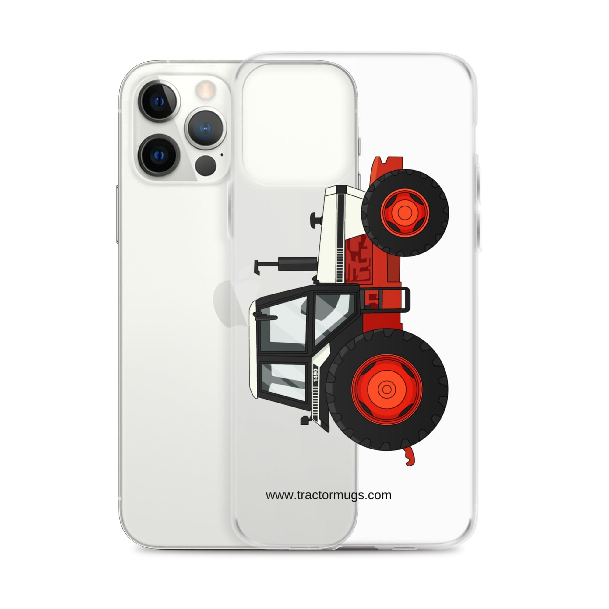 The Tractor Mugs Store David Brown 1490 4WD | Clear Case for iPhone® Quality Farmers Merch