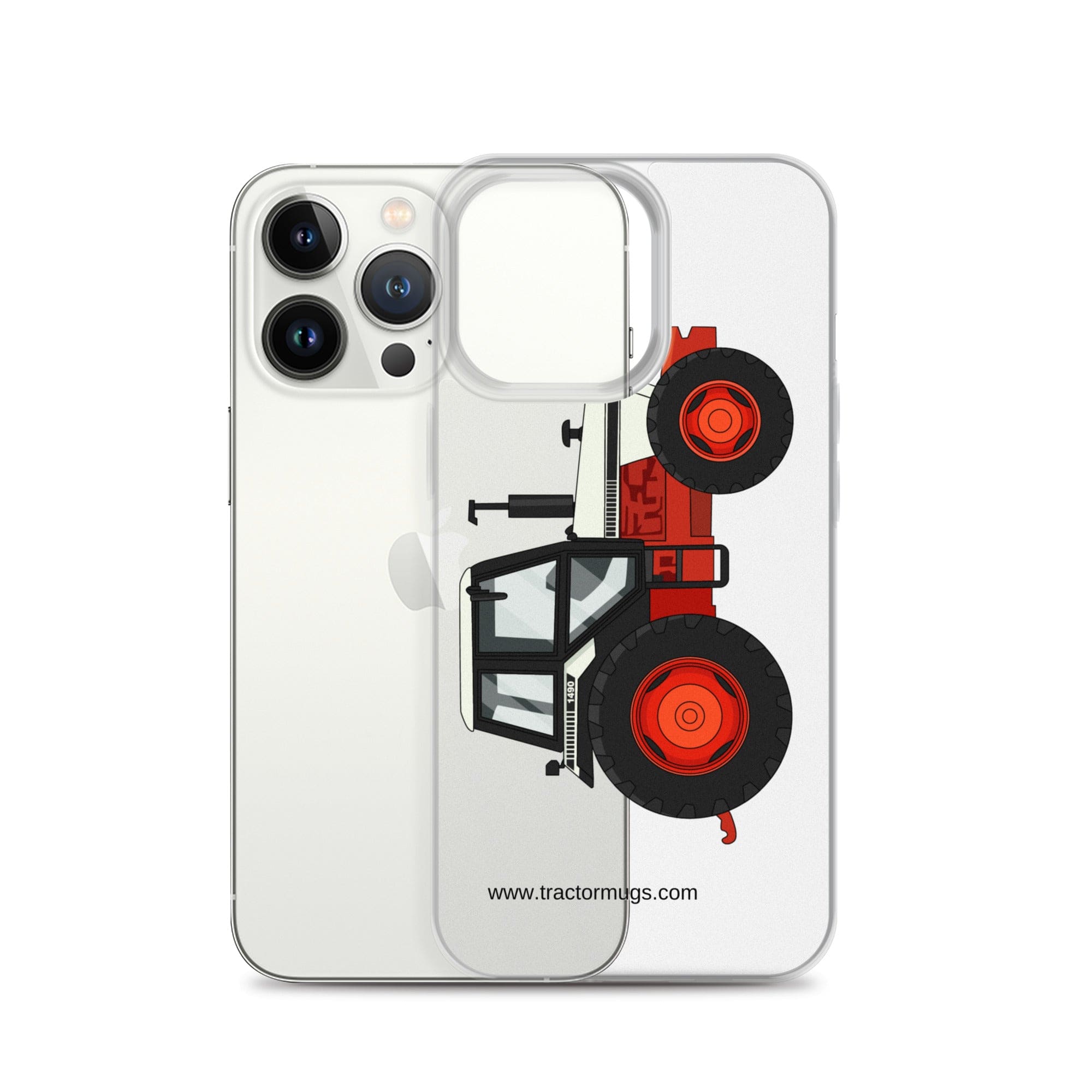 The Tractor Mugs Store David Brown 1490 4WD | Clear Case for iPhone® Quality Farmers Merch