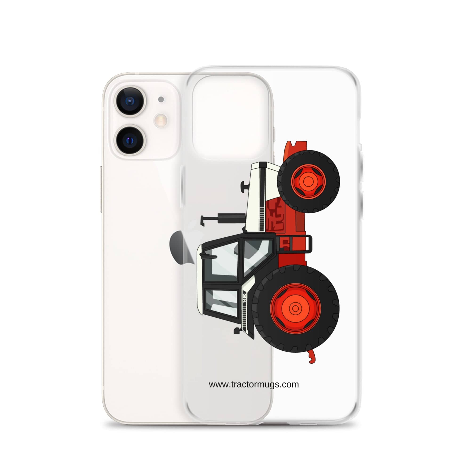 The Tractor Mugs Store David Brown 1490 4WD | Clear Case for iPhone® Quality Farmers Merch