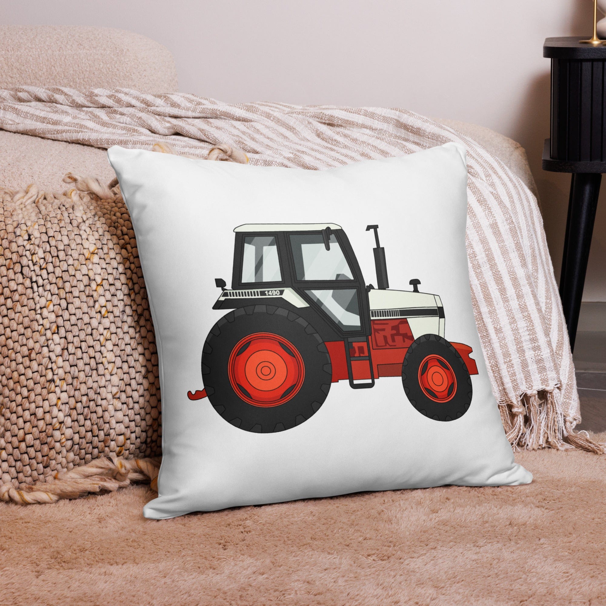 The Tractor Mugs Store David Brown 1490 4WD | Pillow Case Quality Farmers Merch