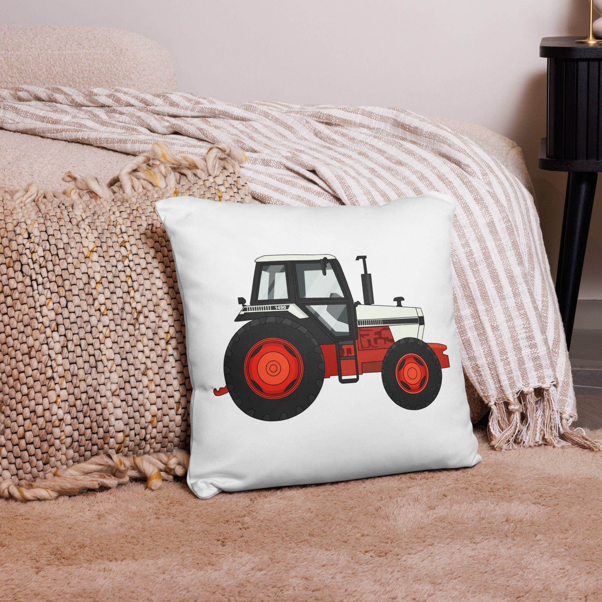 The Tractor Mugs Store David Brown 1490 4WD | Pillow Case Quality Farmers Merch