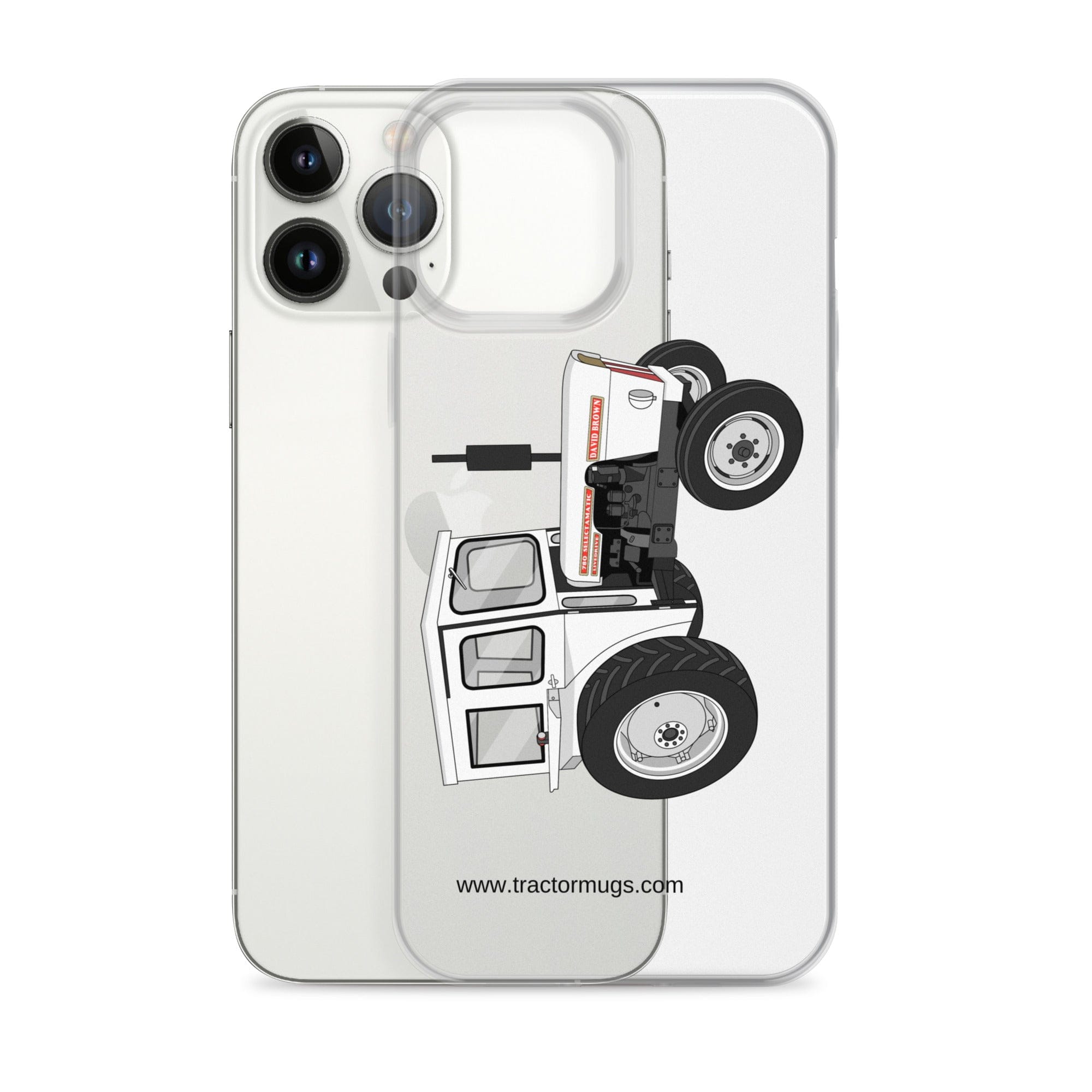 The Tractor Mugs Store David Brown 780 Selectamatic | Clear Case for iPhone® Quality Farmers Merch