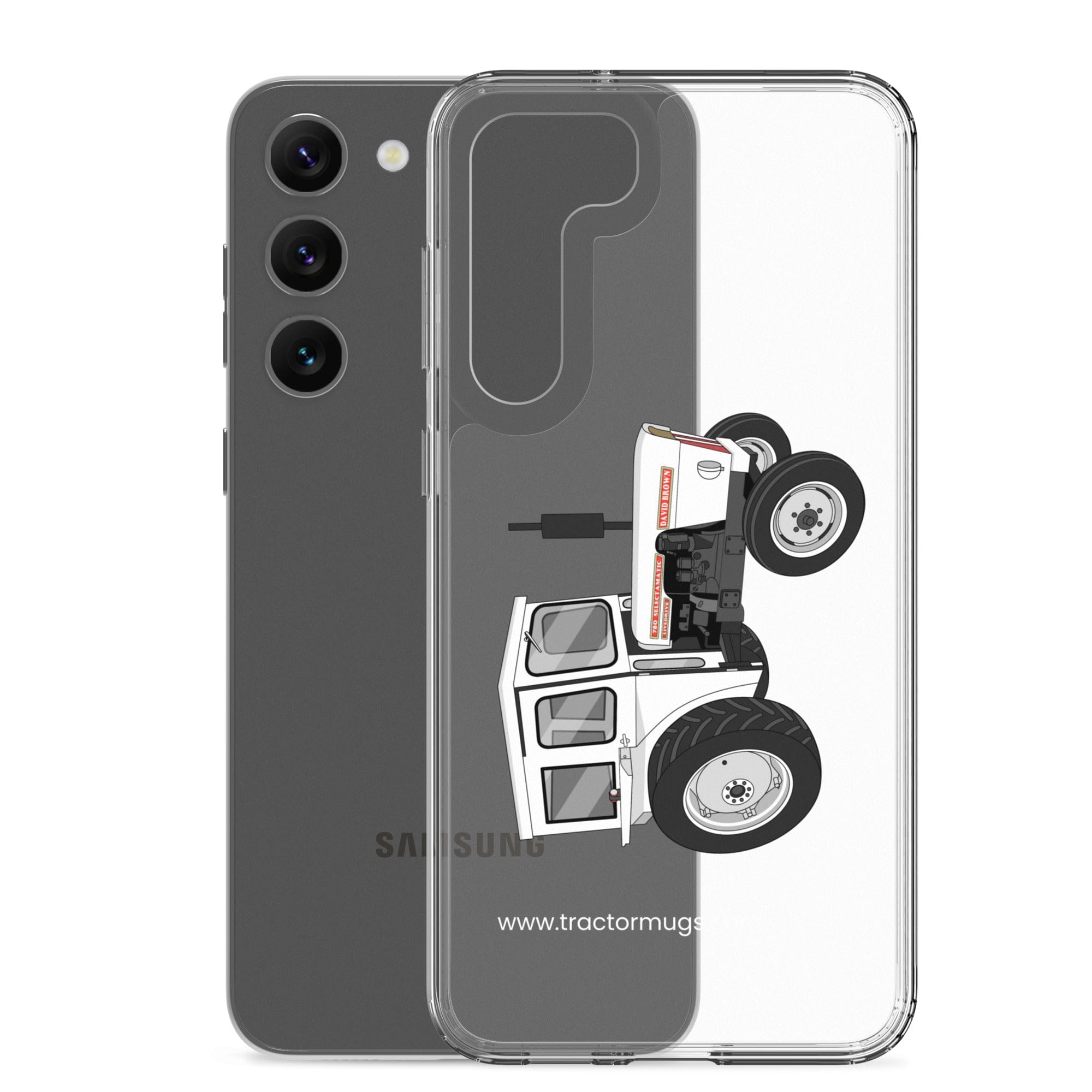 The Tractor Mugs Store David Brown 780 Selectamatic | Clear Case for Samsung® Quality Farmers Merch
