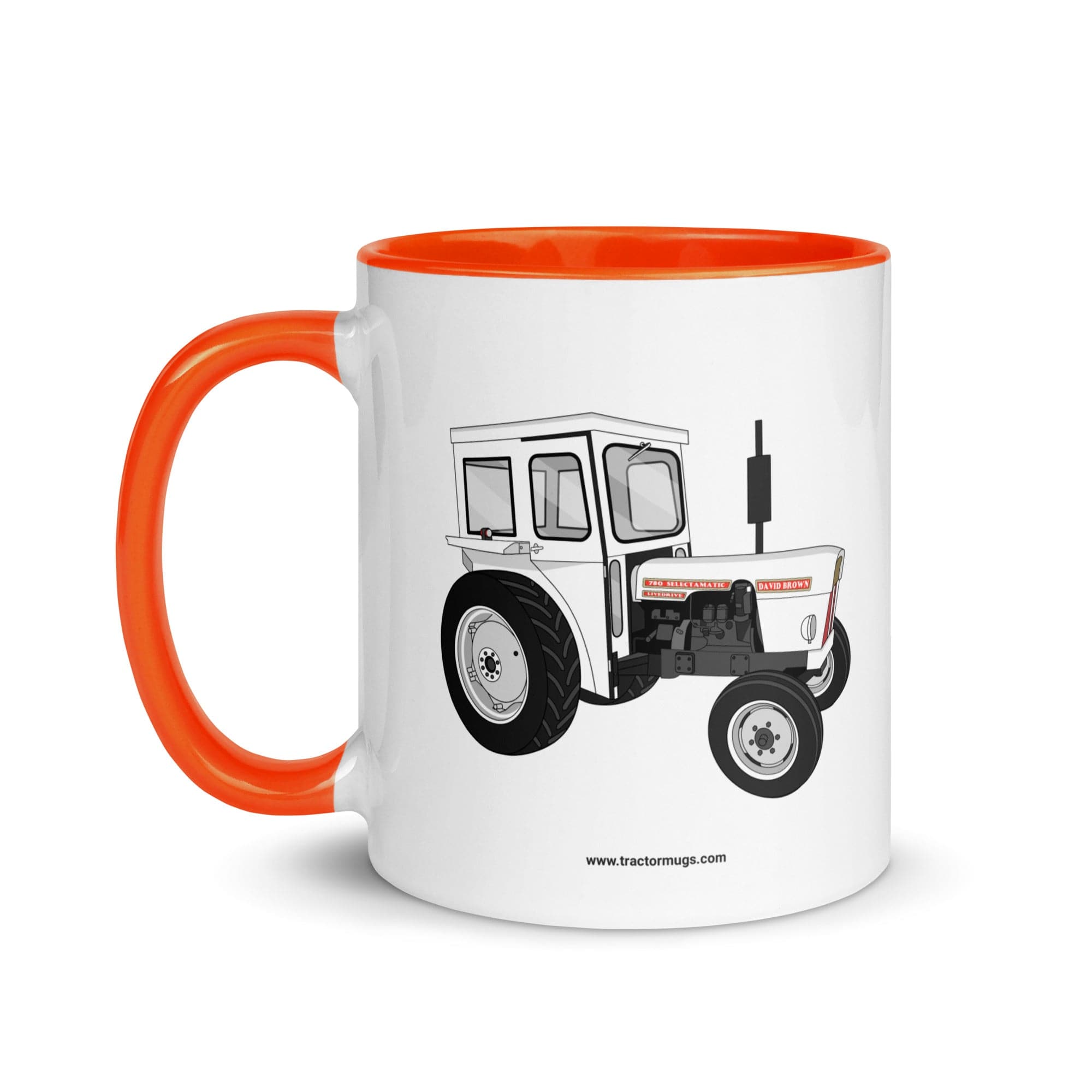 The Tractor Mugs Store David Brown 780 Selectamatic | Mug with Color Inside Quality Farmers Merch
