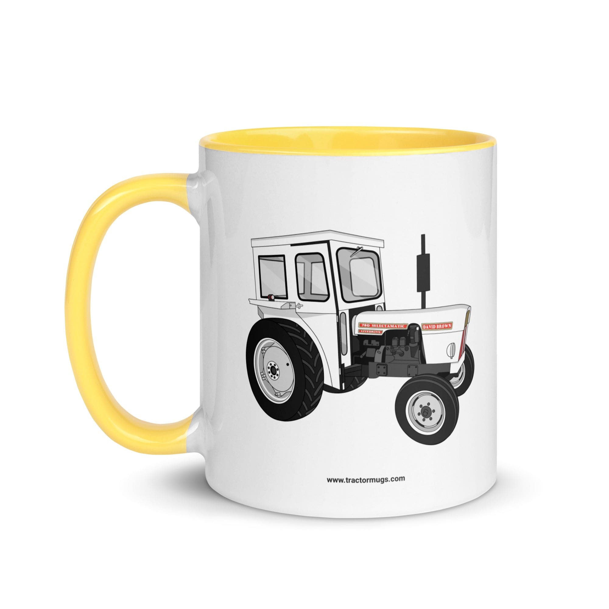 The Tractor Mugs Store David Brown 780 Selectamatic | Mug with Color Inside Quality Farmers Merch