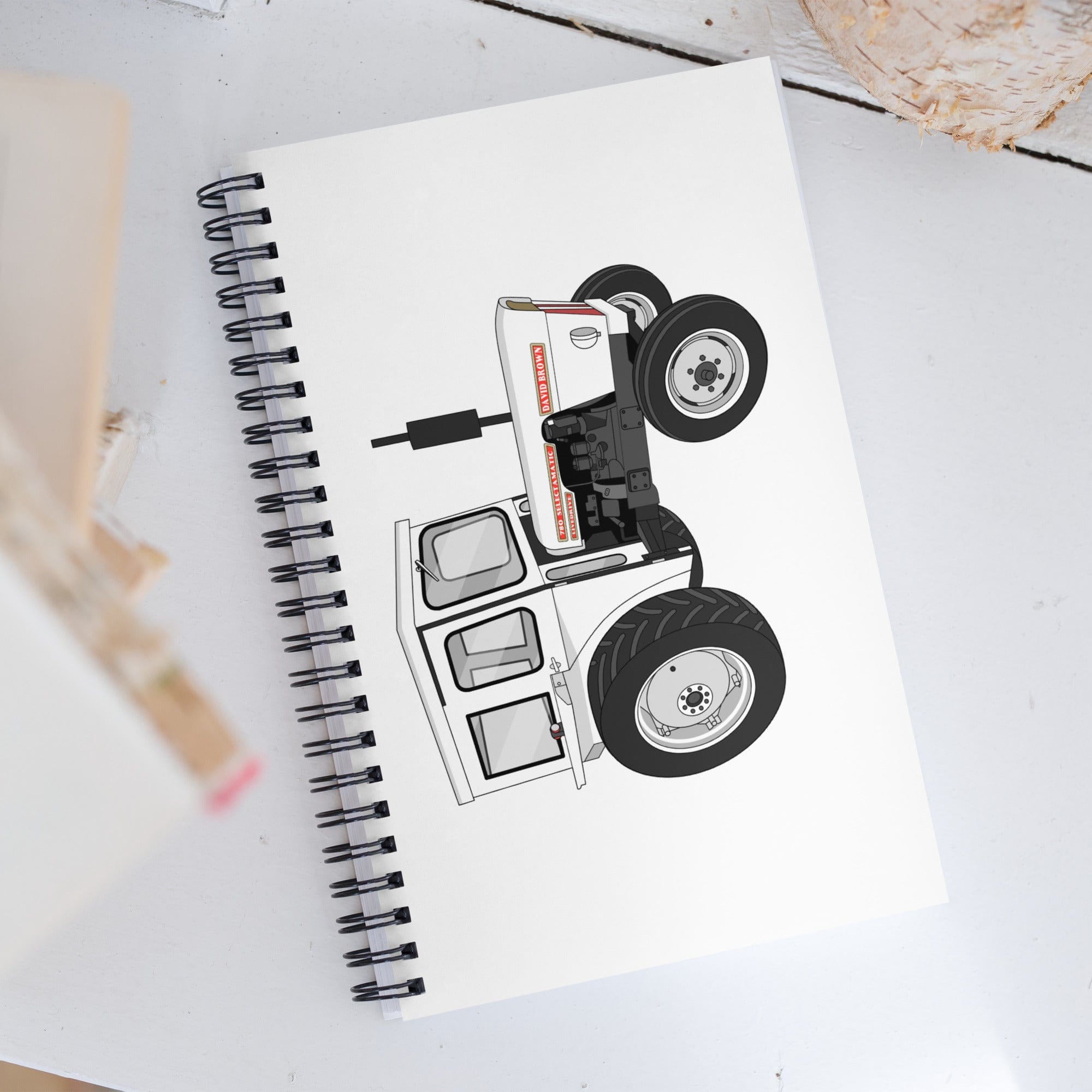 The Tractor Mugs Store David Brown 780 Selectamatic | Spiral notebook Quality Farmers Merch