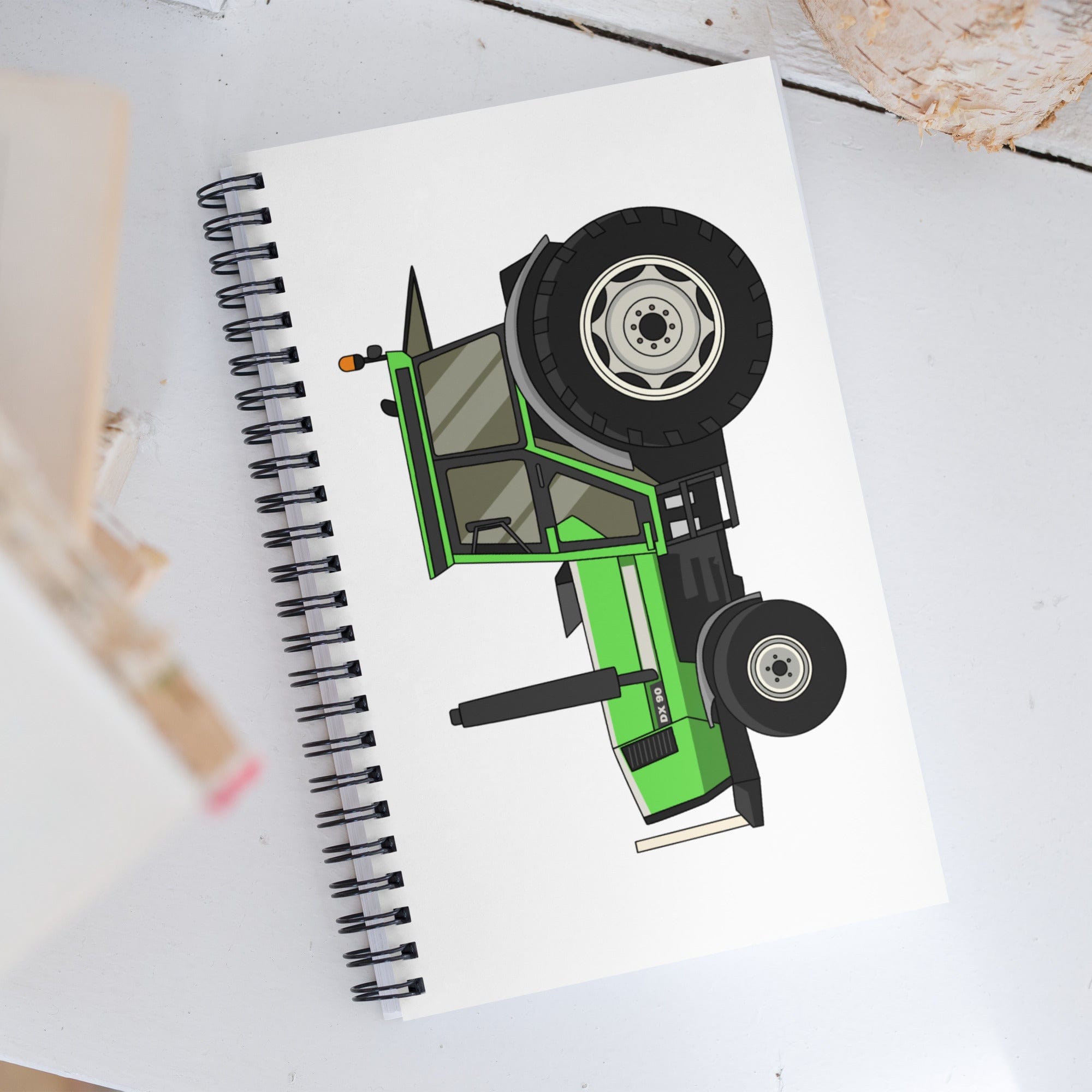 The Tractor Mugs Store Deutz DX 90 | Spiral notebook Quality Farmers Merch