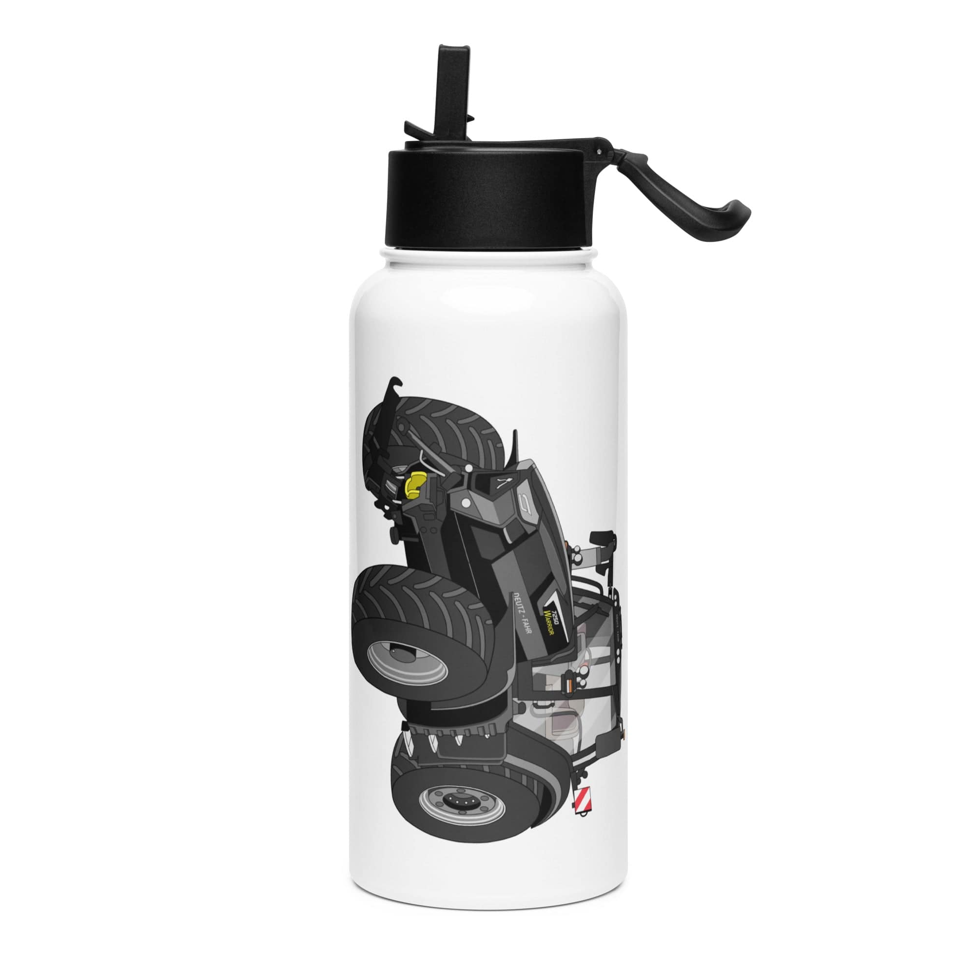 The Tractor Mugs Store Deutz-Fahr 7250 TTV Warrior Edition | Stainless Steel Water Bottle Quality Farmers Merch