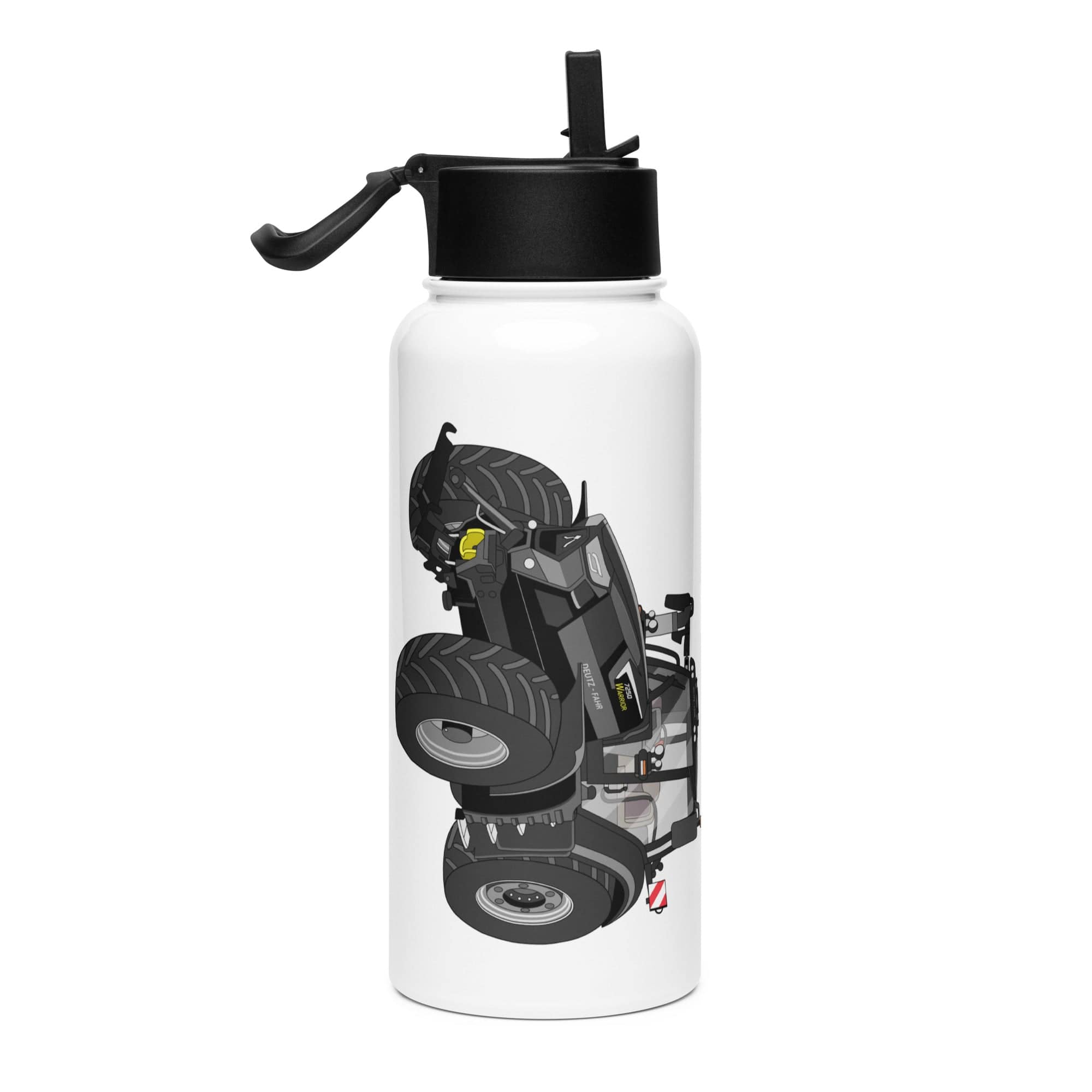 The Tractor Mugs Store Deutz-Fahr 7250 TTV Warrior Edition | Stainless Steel Water Bottle Quality Farmers Merch
