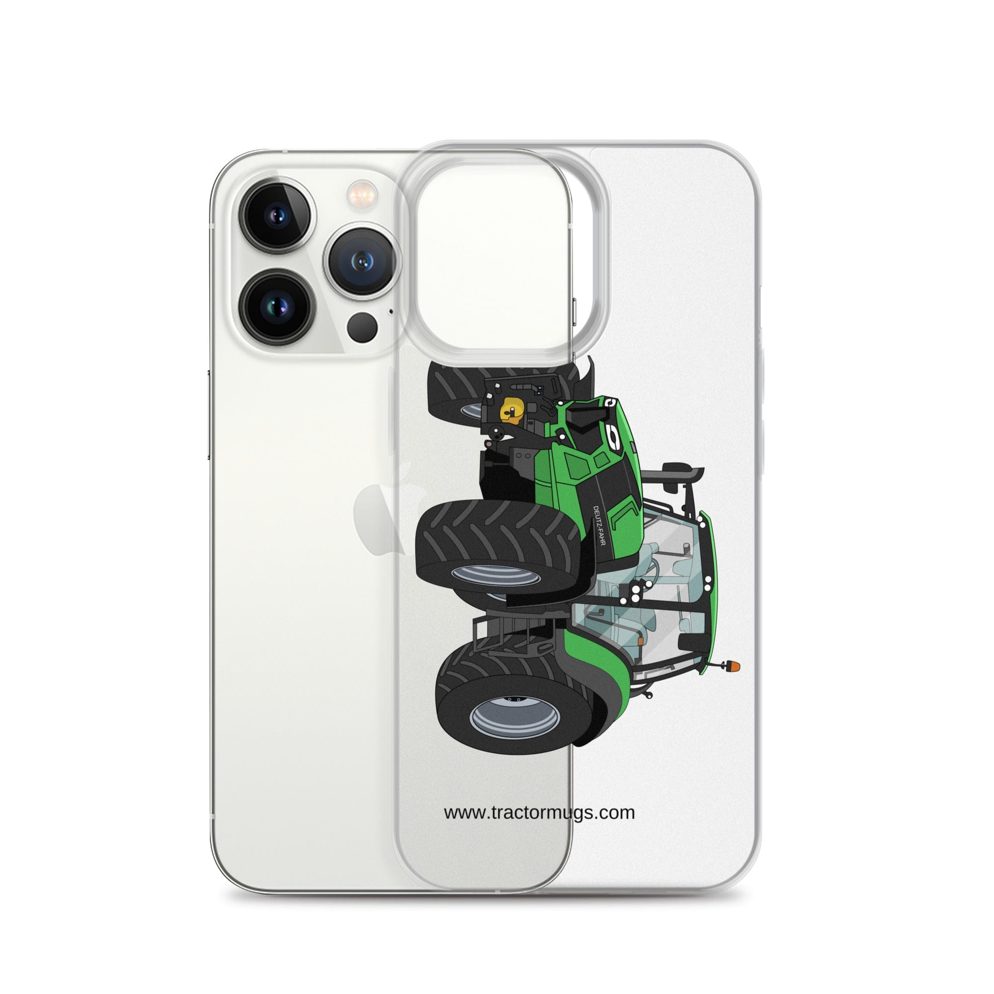 The Tractor Mugs Store Deutz - Fahr Agrotron 7250 Ttv | Clear Case for iPhone® Quality Farmers Merch