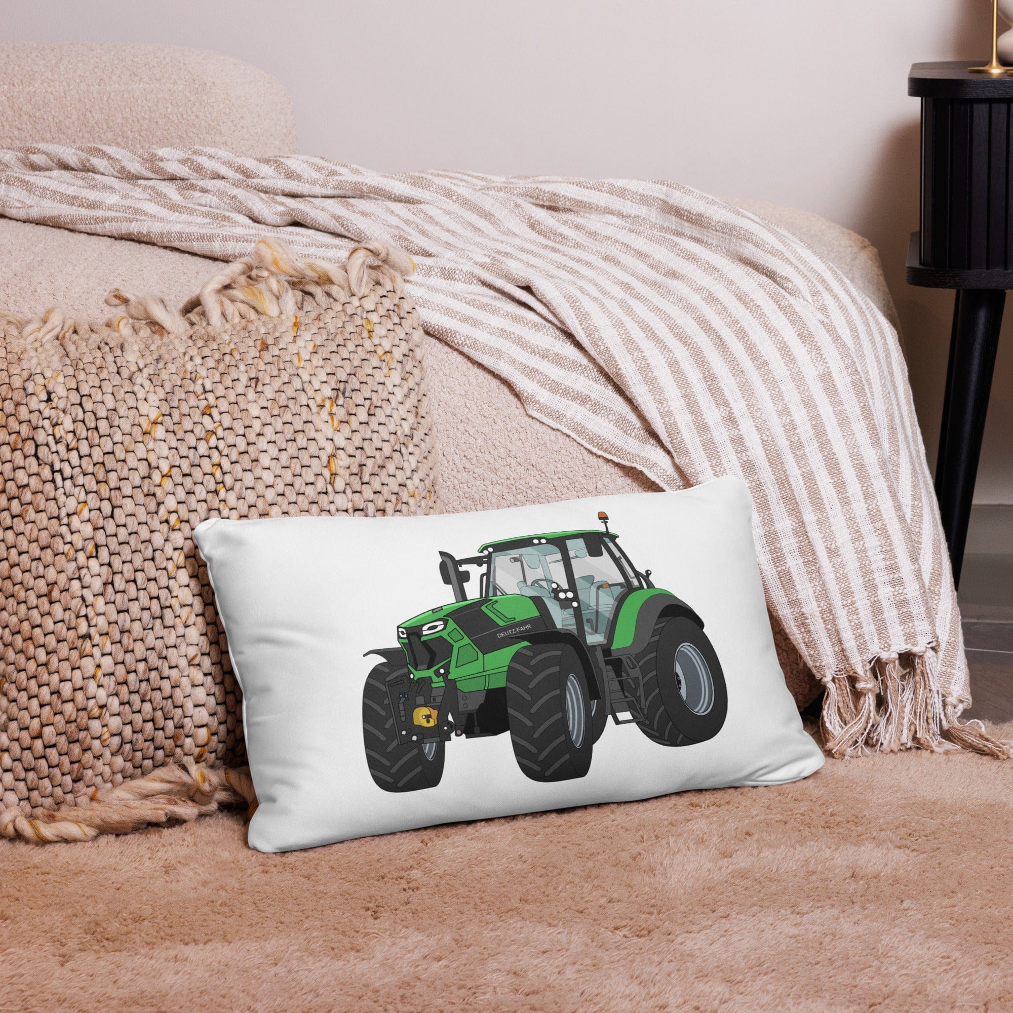 The Tractor Mugs Store Deutz - Fahr Agrotron 7250 Ttv | Pillow Case Quality Farmers Merch