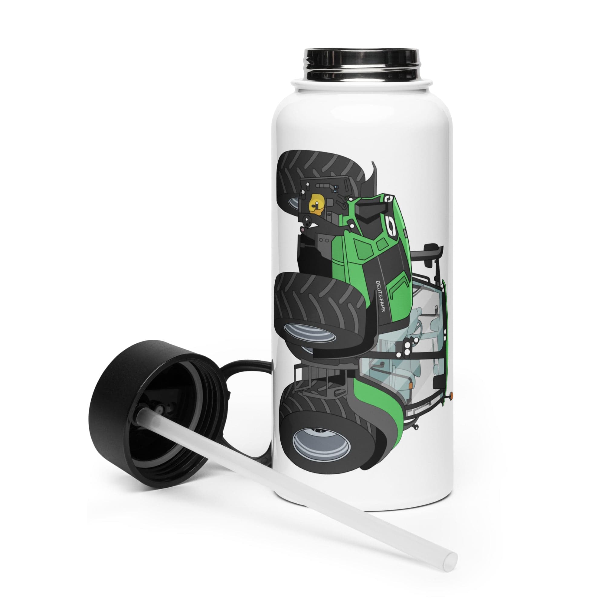 The Tractor Mugs Store Deutz - Fahr Agrotron 7250 Ttv | Stainless Steel Water Bottle Quality Farmers Merch