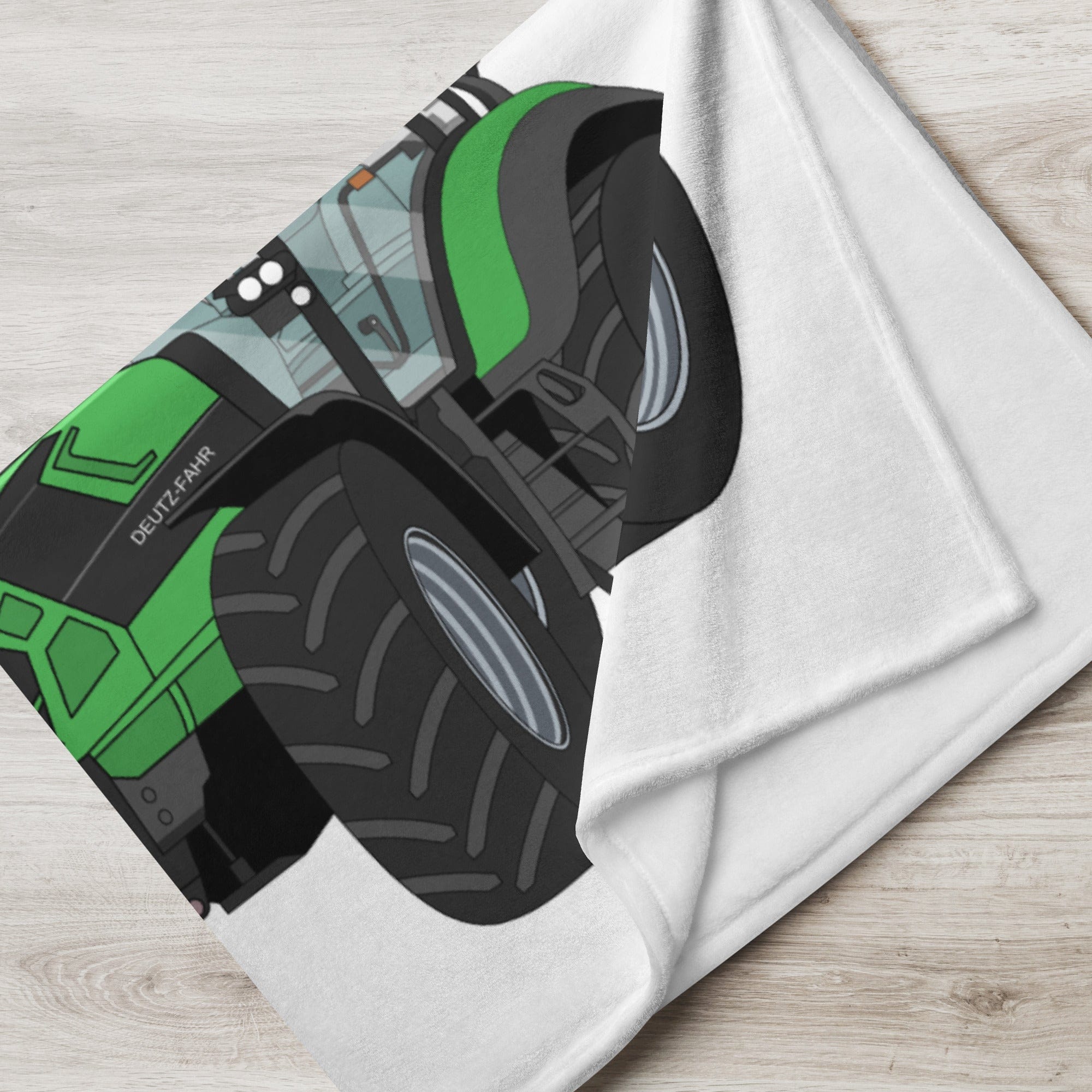 The Tractor Mugs Store Deutz - Fahr Agrotron 7250 Ttv | Throw Blanket Quality Farmers Merch