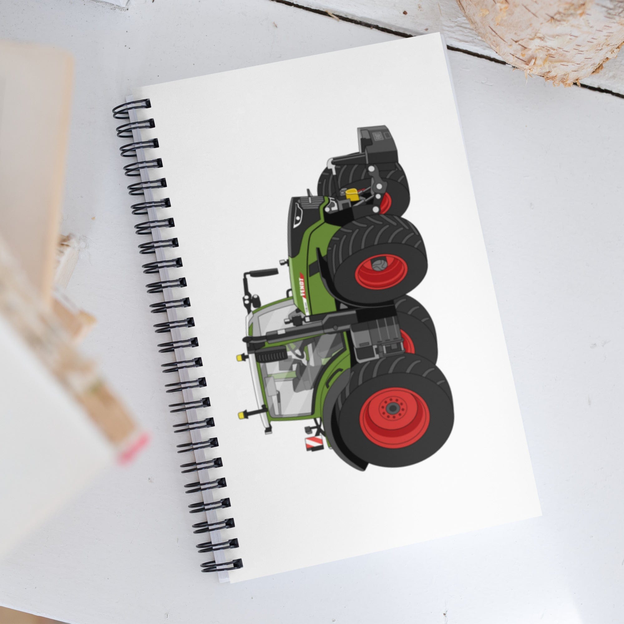 The Tractor Mugs Store Fendt 728 Vario | Spiral notebook Quality Farmers Merch