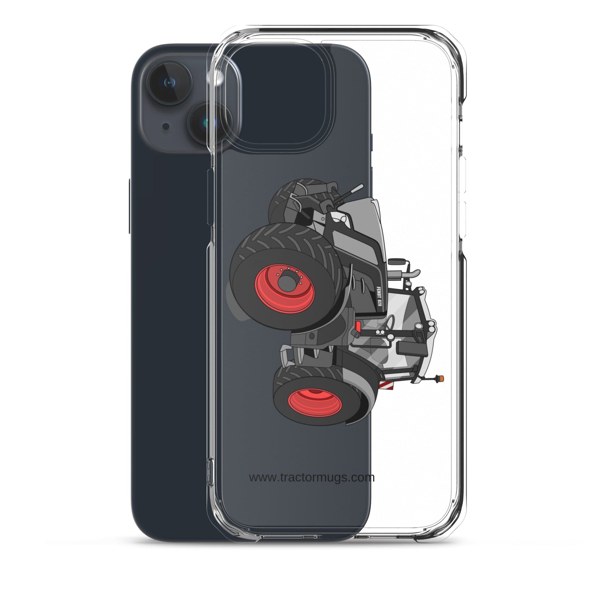 The Tractor Mugs Store Fendt 828 Profi Black Beauty | Clear Case for iPhone® Quality Farmers Merch