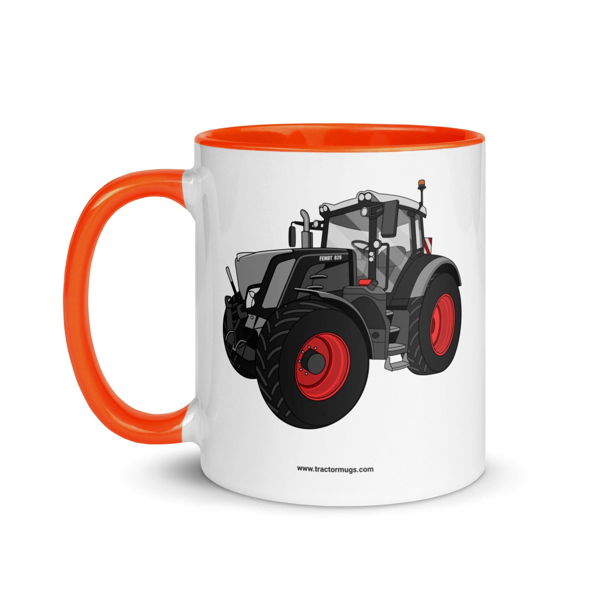 The Tractor Mugs Store Fendt 828 Profi Black Beauty | Mug with Color Inside Quality Farmers Merch