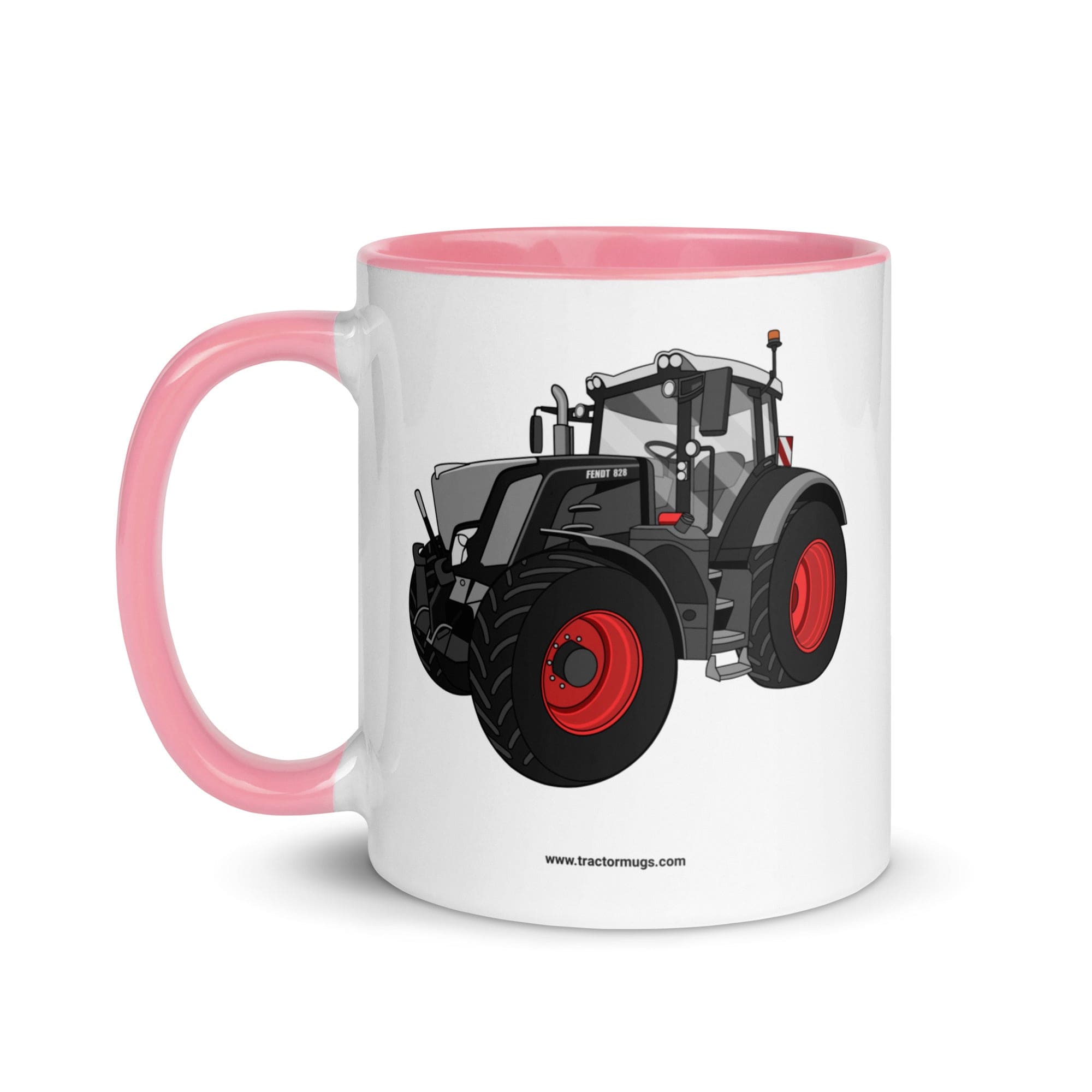 The Tractor Mugs Store Fendt 828 Profi Black Beauty | Mug with Color Inside Quality Farmers Merch