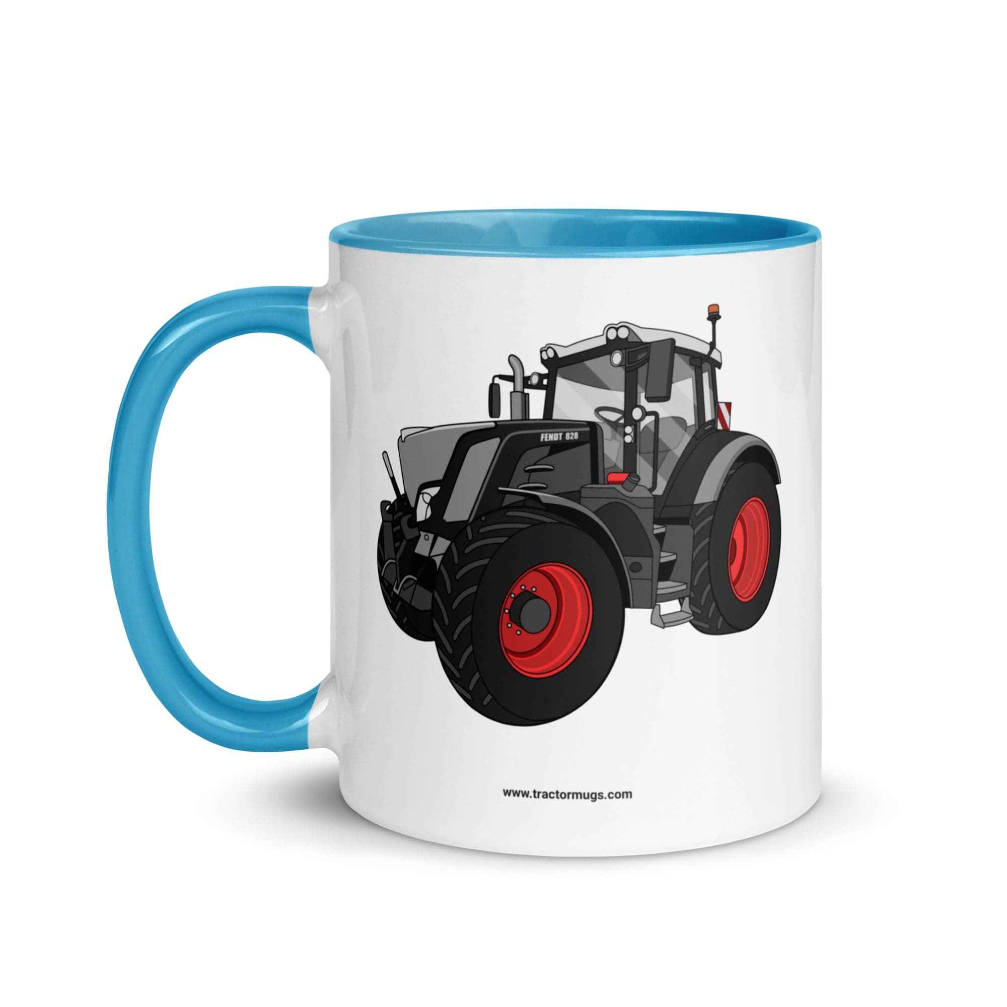 The Tractor Mugs Store Fendt 828 Profi Black Beauty | Mug with Color Inside Quality Farmers Merch