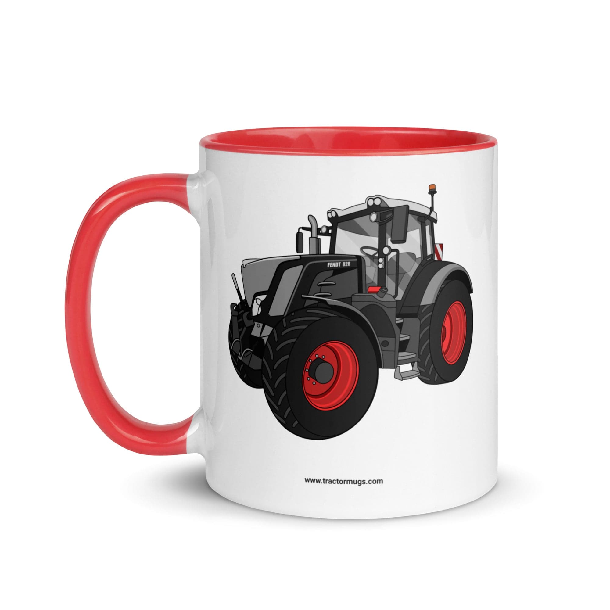 The Tractor Mugs Store Fendt 828 Profi Black Beauty | Mug with Color Inside Quality Farmers Merch