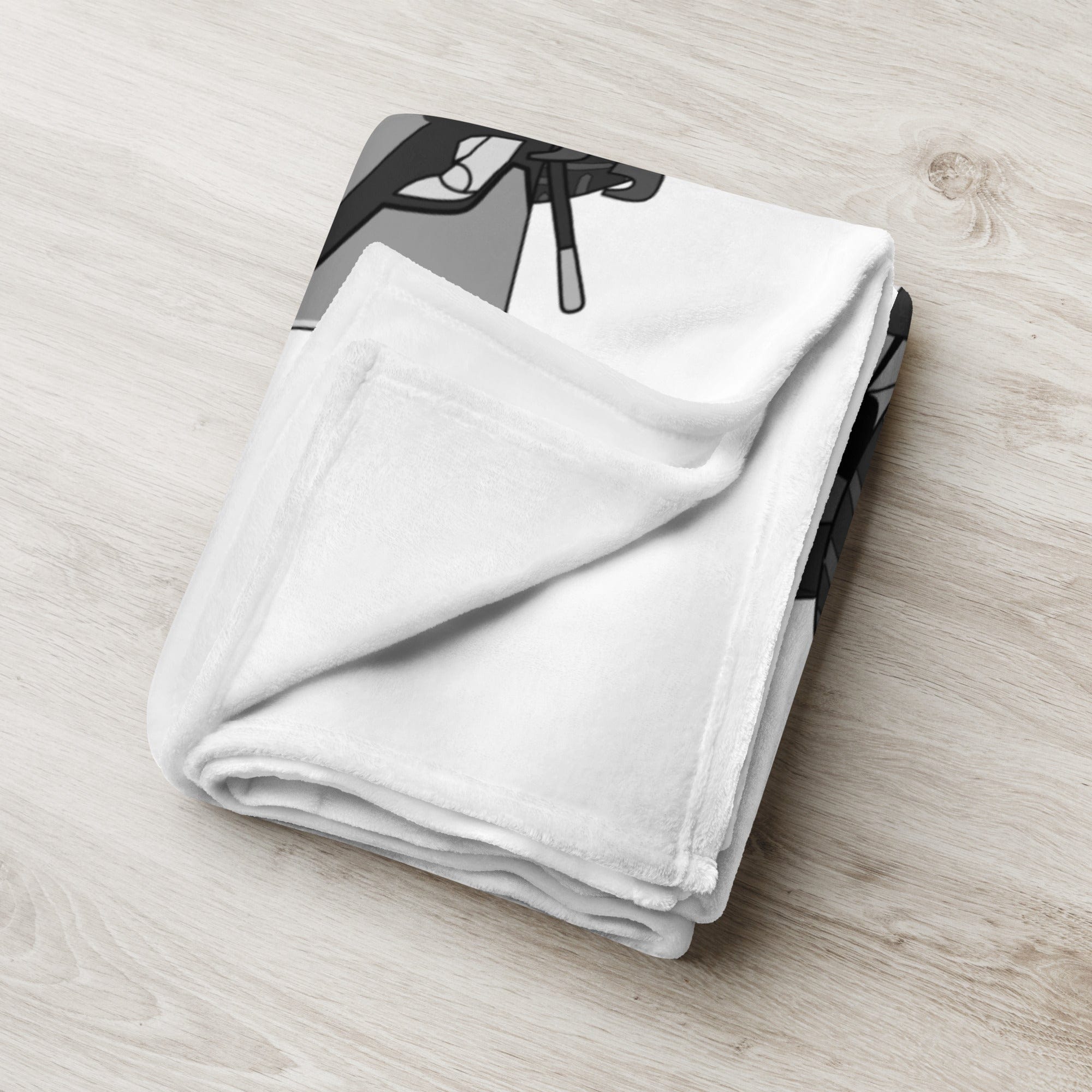 The Tractor Mugs Store Fendt 828 Profi Black Beauty | Throw Blanket Quality Farmers Merch