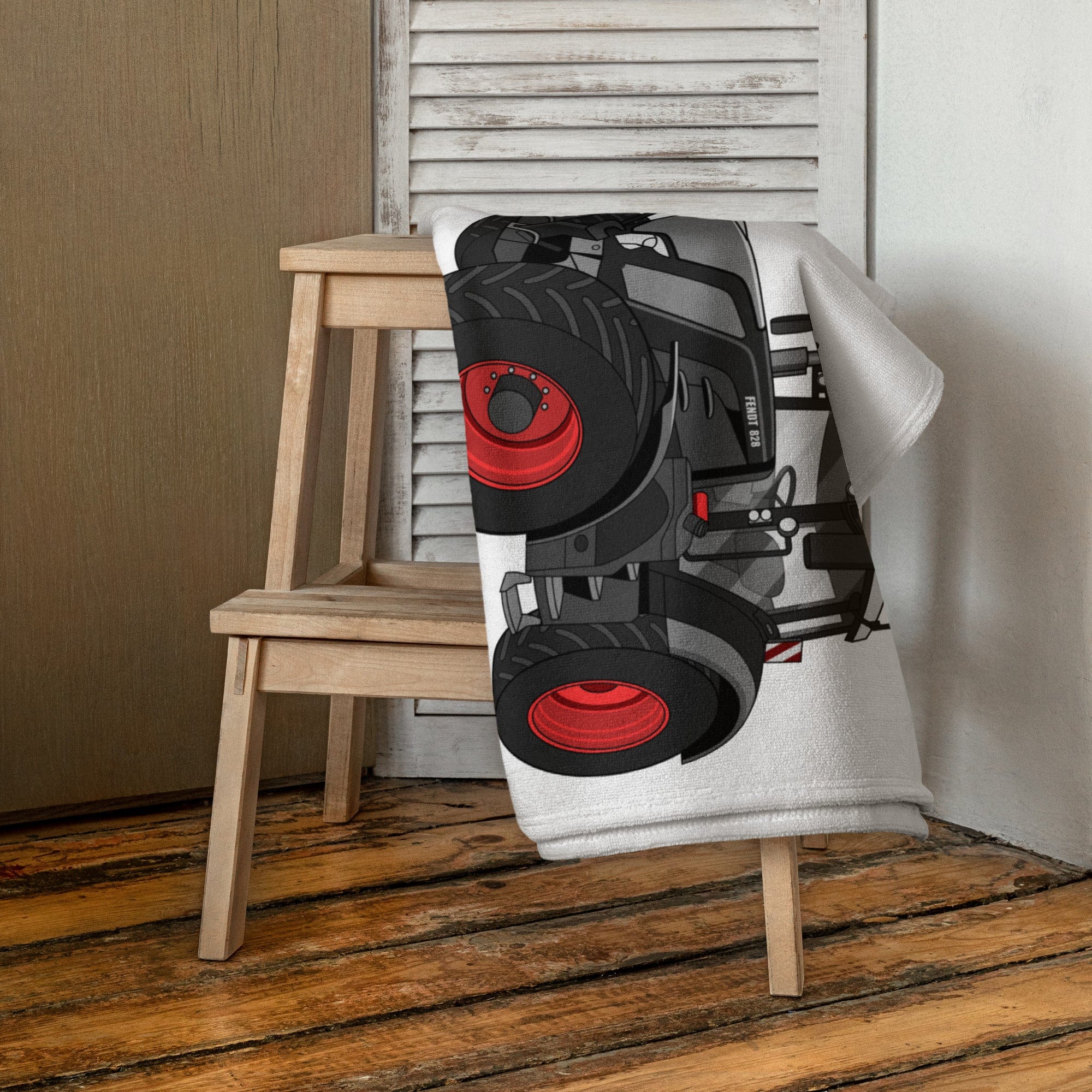 The Tractor Mugs Store Fendt 828 Profi Black Beauty | Towel Quality Farmers Merch