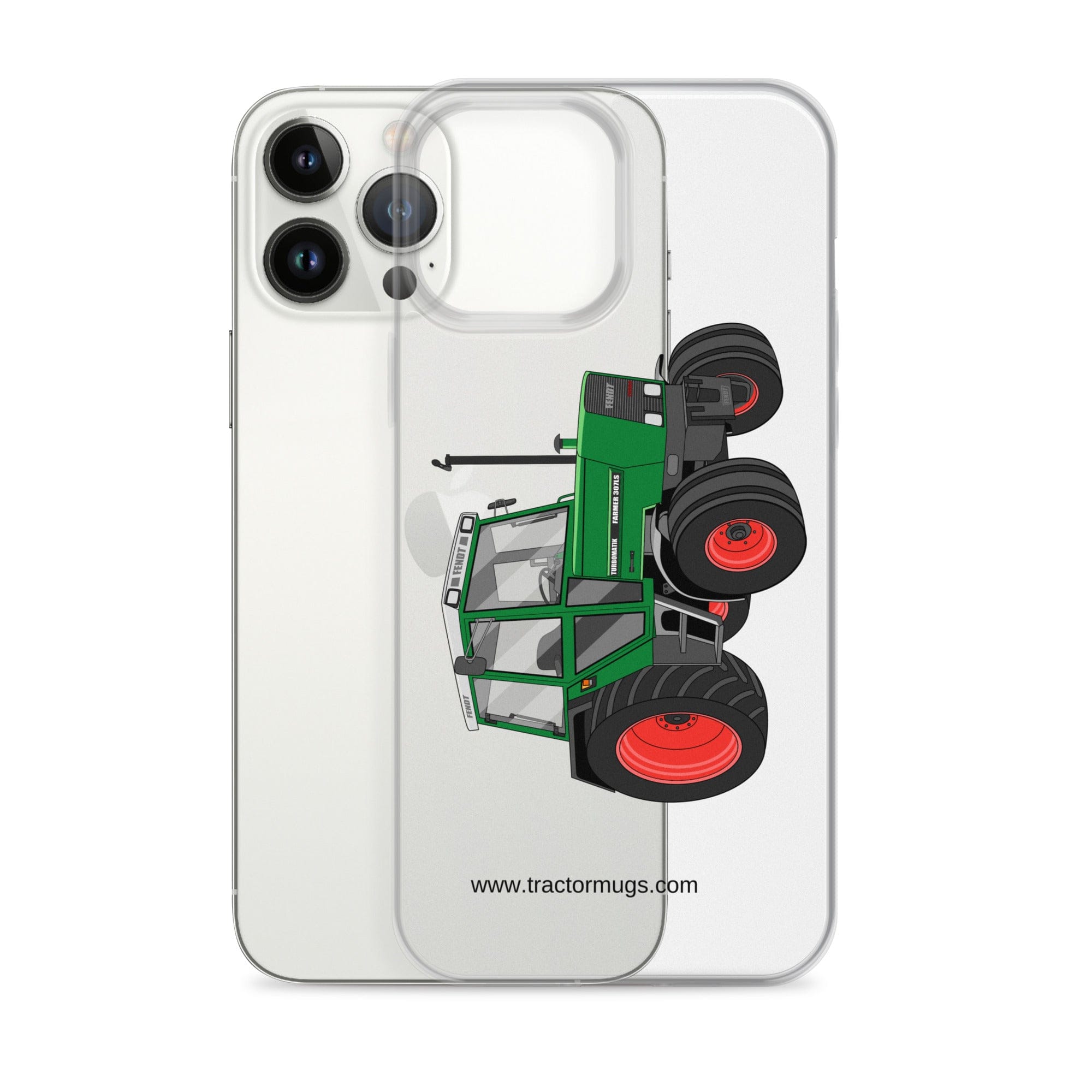 The Tractor Mugs Store Fendt Farmer TURBOMATIK 307 LSA | Clear Case for iPhone® Quality Farmers Merch