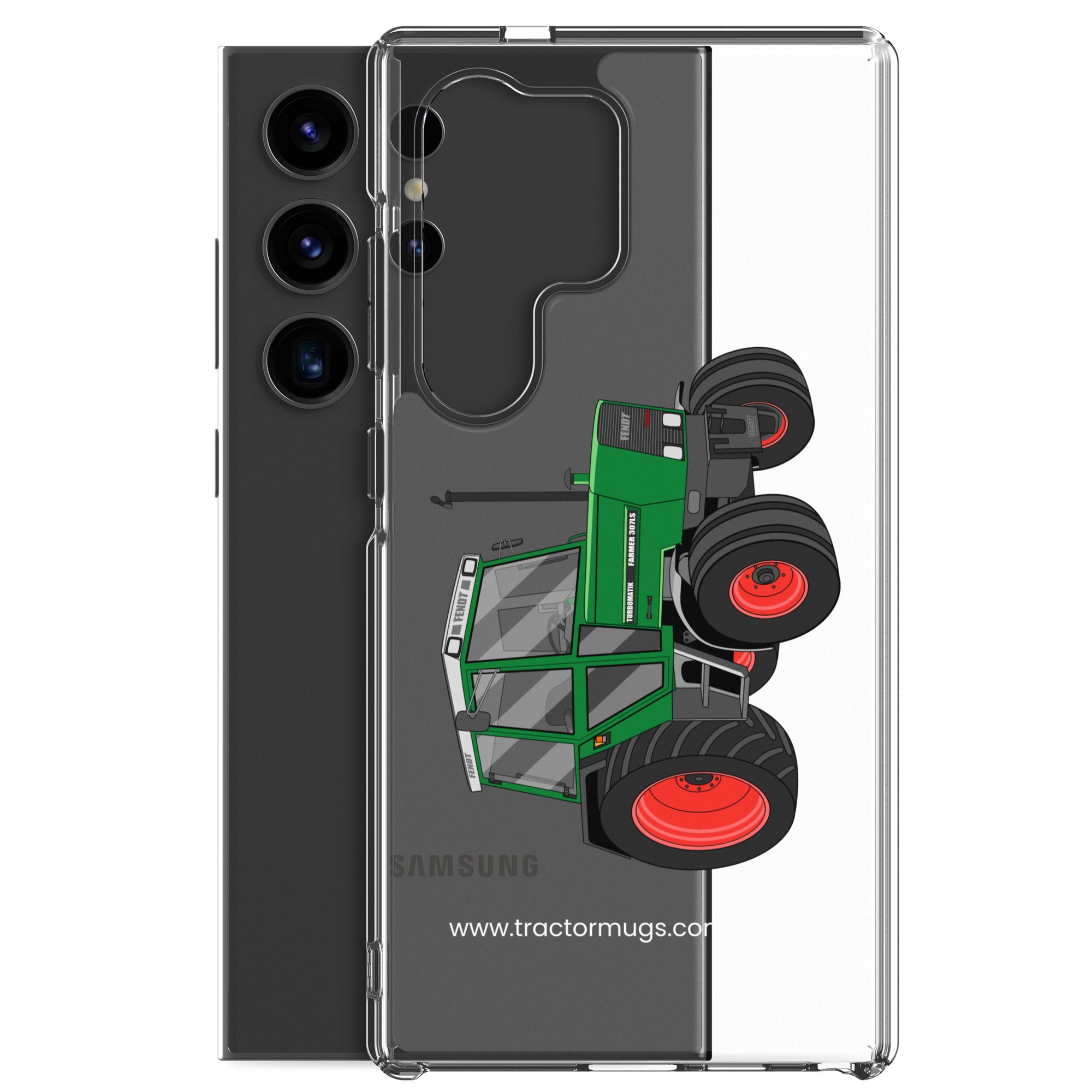 The Tractor Mugs Store Fendt Farmer TURBOMATIK 307 LSA | Clear Case for Samsung® Quality Farmers Merch